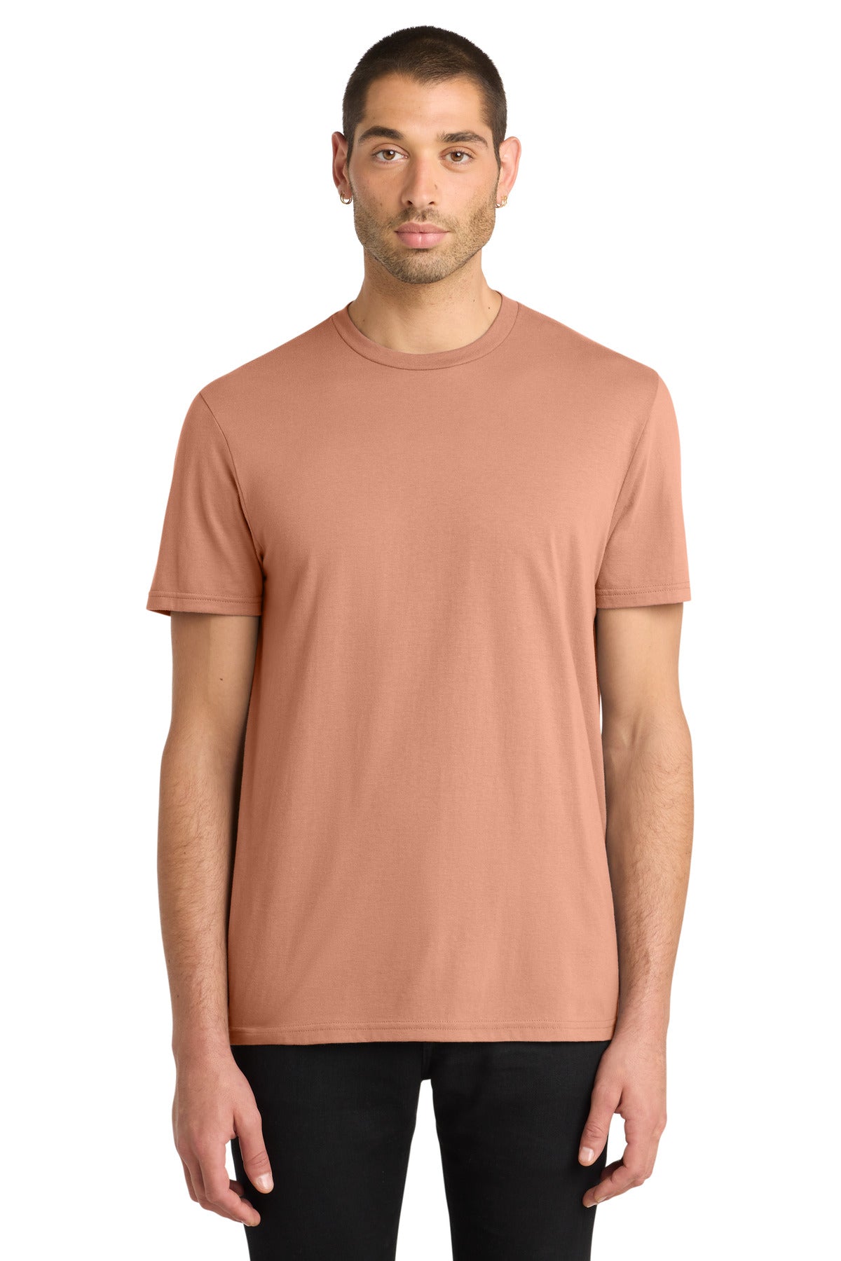 Custom logo District® Very Important Tee®. DT6000 in Nostalgia Rose