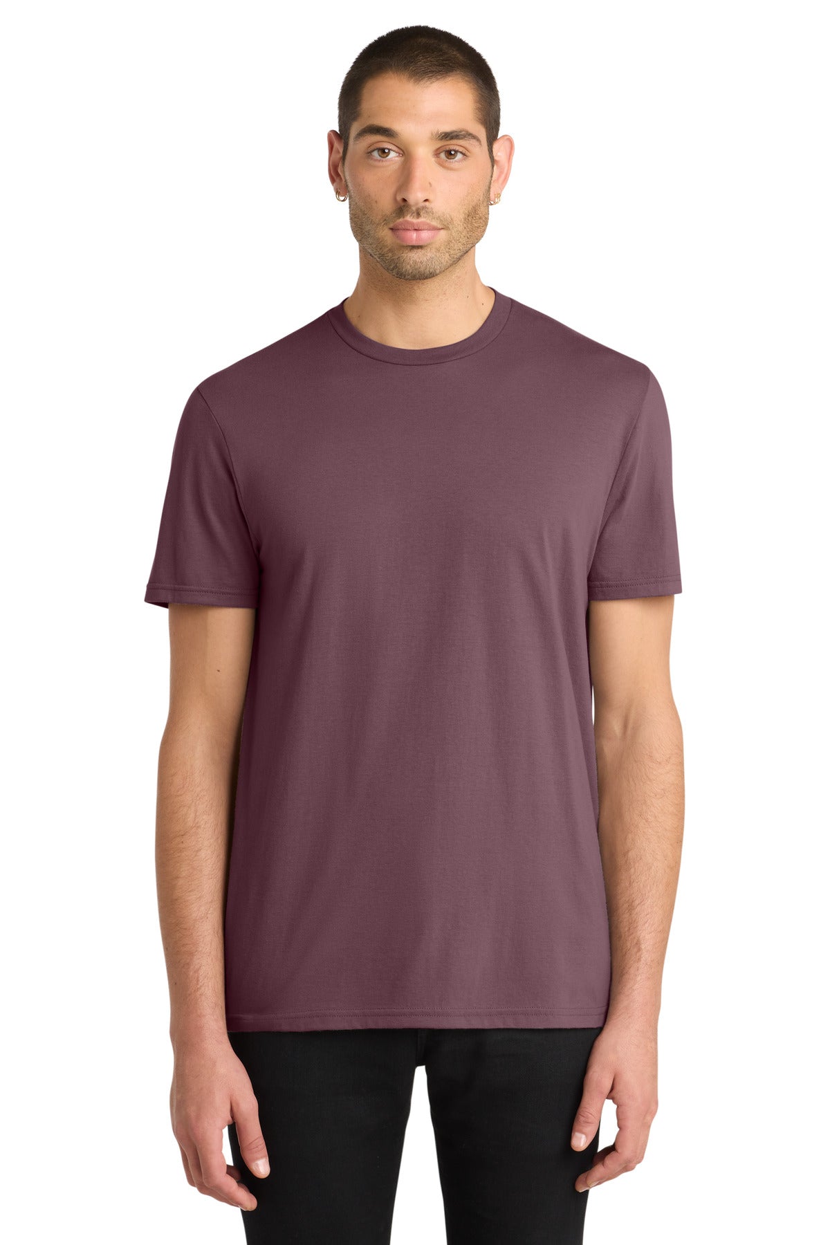 Custom logo District® Very Important Tee®. DT6000 in Plum
