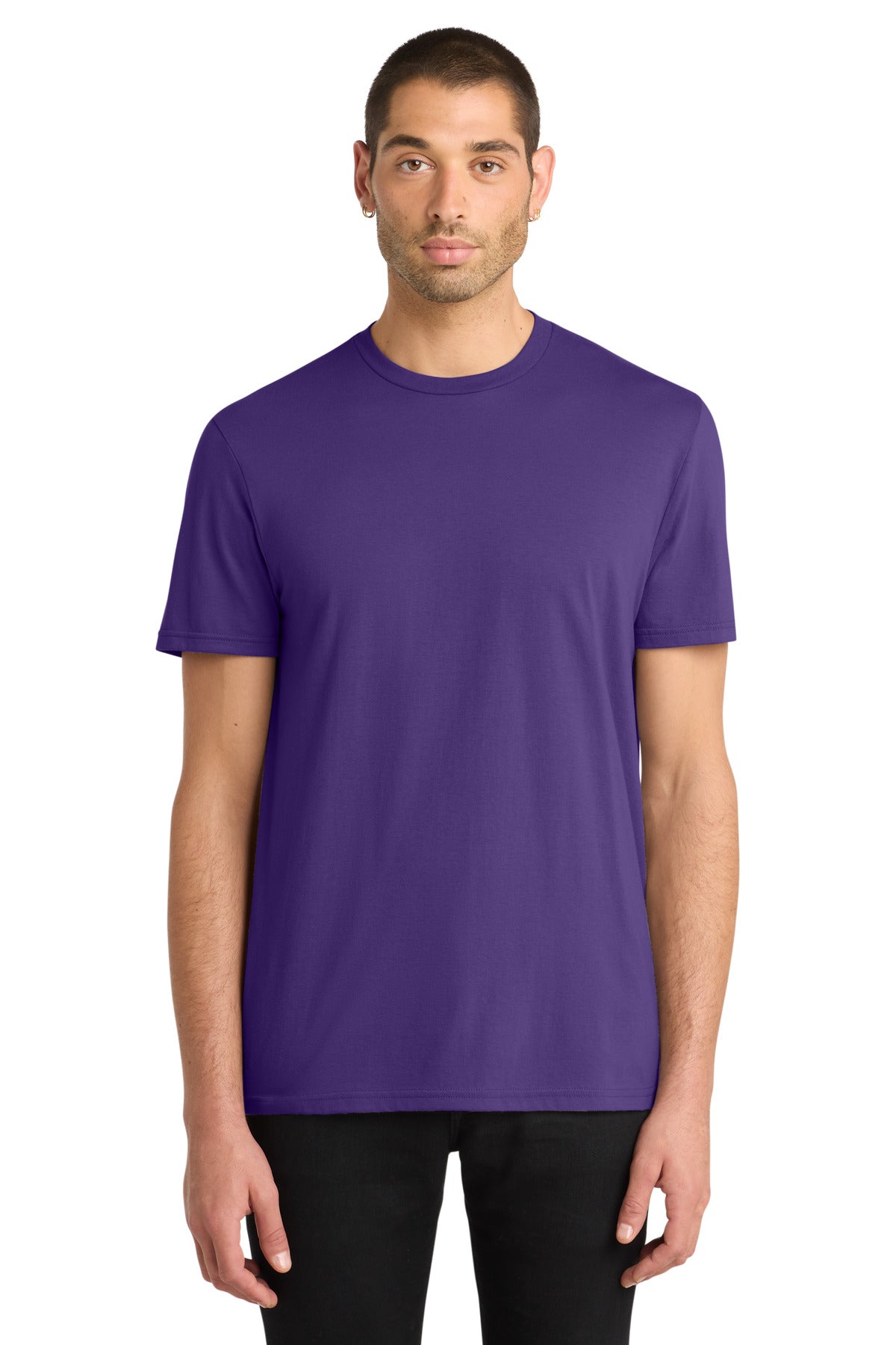 Custom logo District® Very Important Tee®. DT6000 in Purple