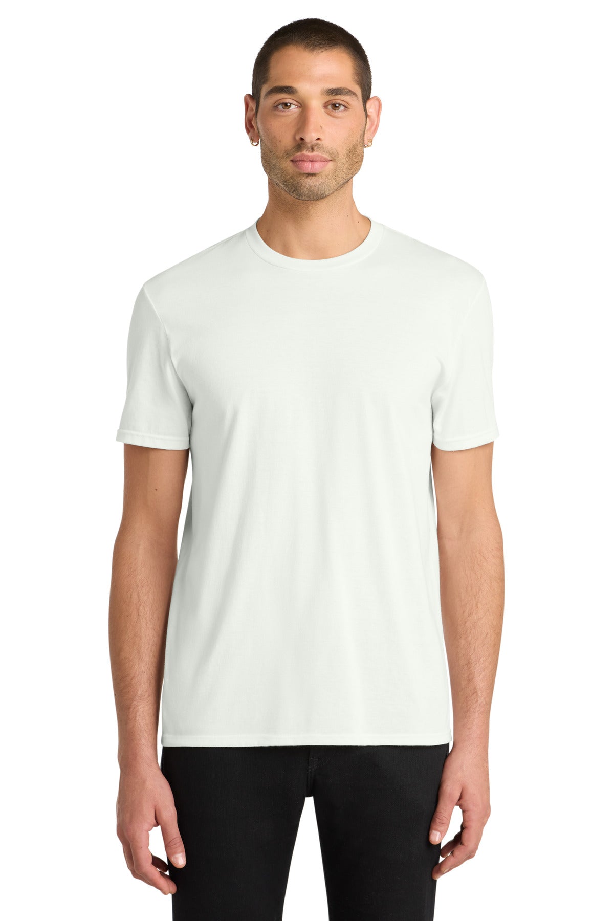 Custom logo District® Very Important Tee®. DT6000 in White Smoke