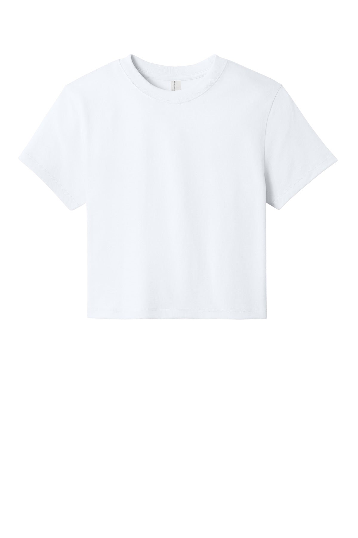 Custom logo District® Women's Heavyweight Boxy Very Important Tee® DT6066 in White
