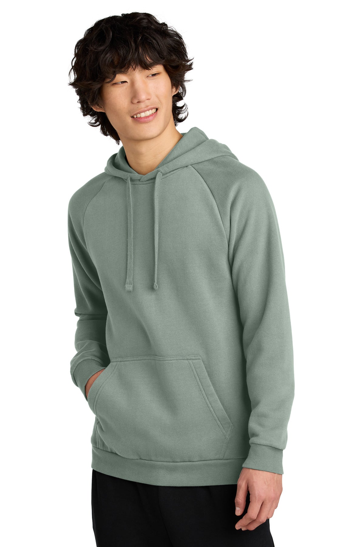 Custom logo District® Cloud Fleece Hoodie DT7800 in Slate Green