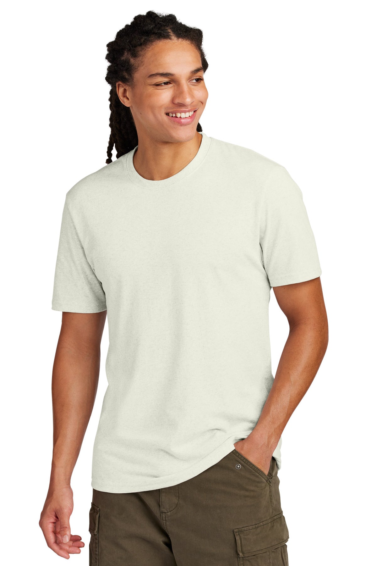 Custom logo District ® Re-Tee ™ DT8000 in Ash