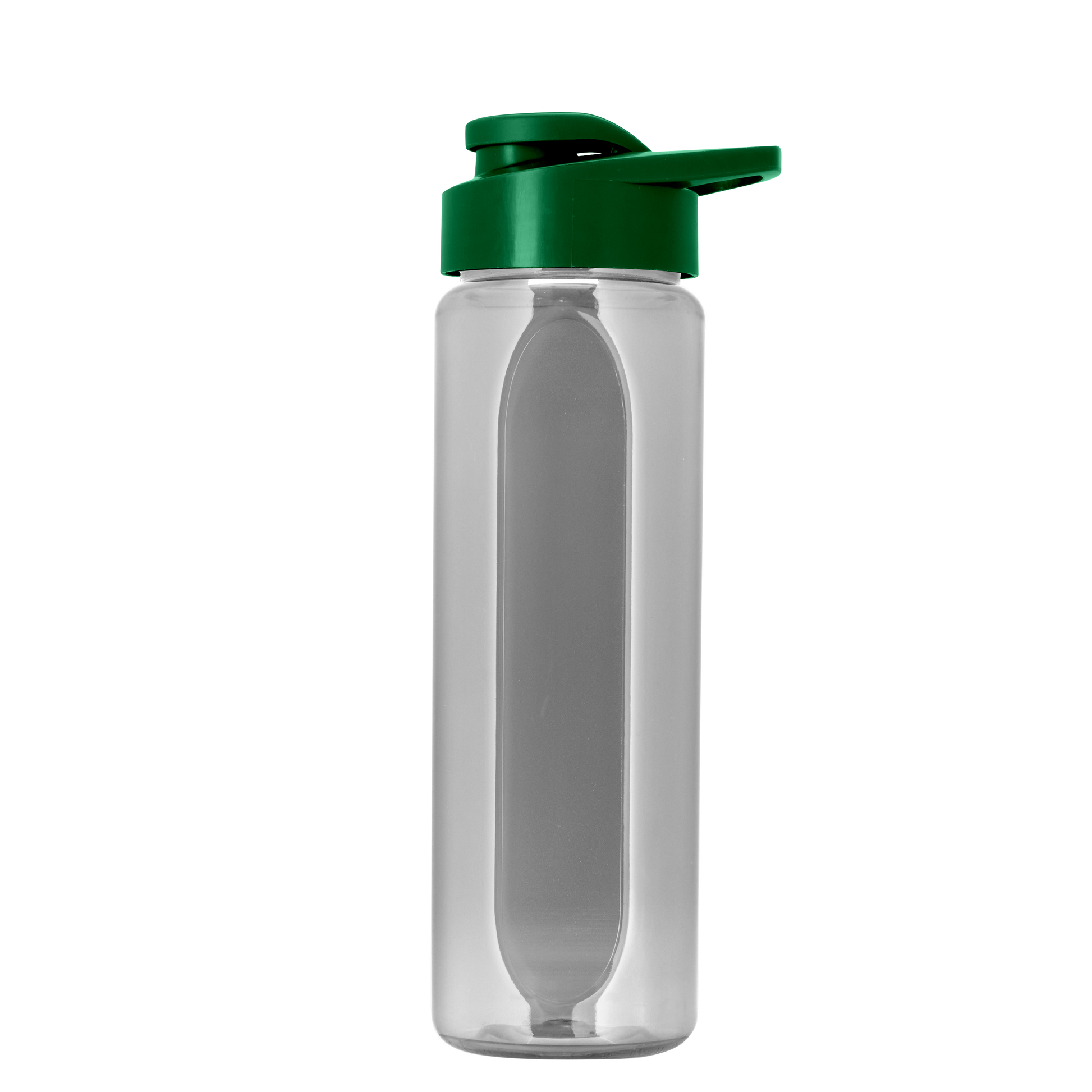 Boss Embossed RPET Bottle with Drink-Thru Lid - 26 oz.
