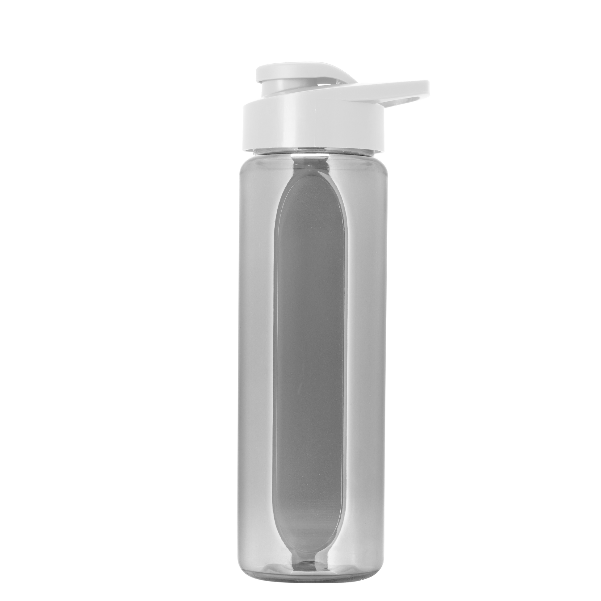 Boss Embossed RPET Bottle with Drink-Thru Lid - 26 oz.