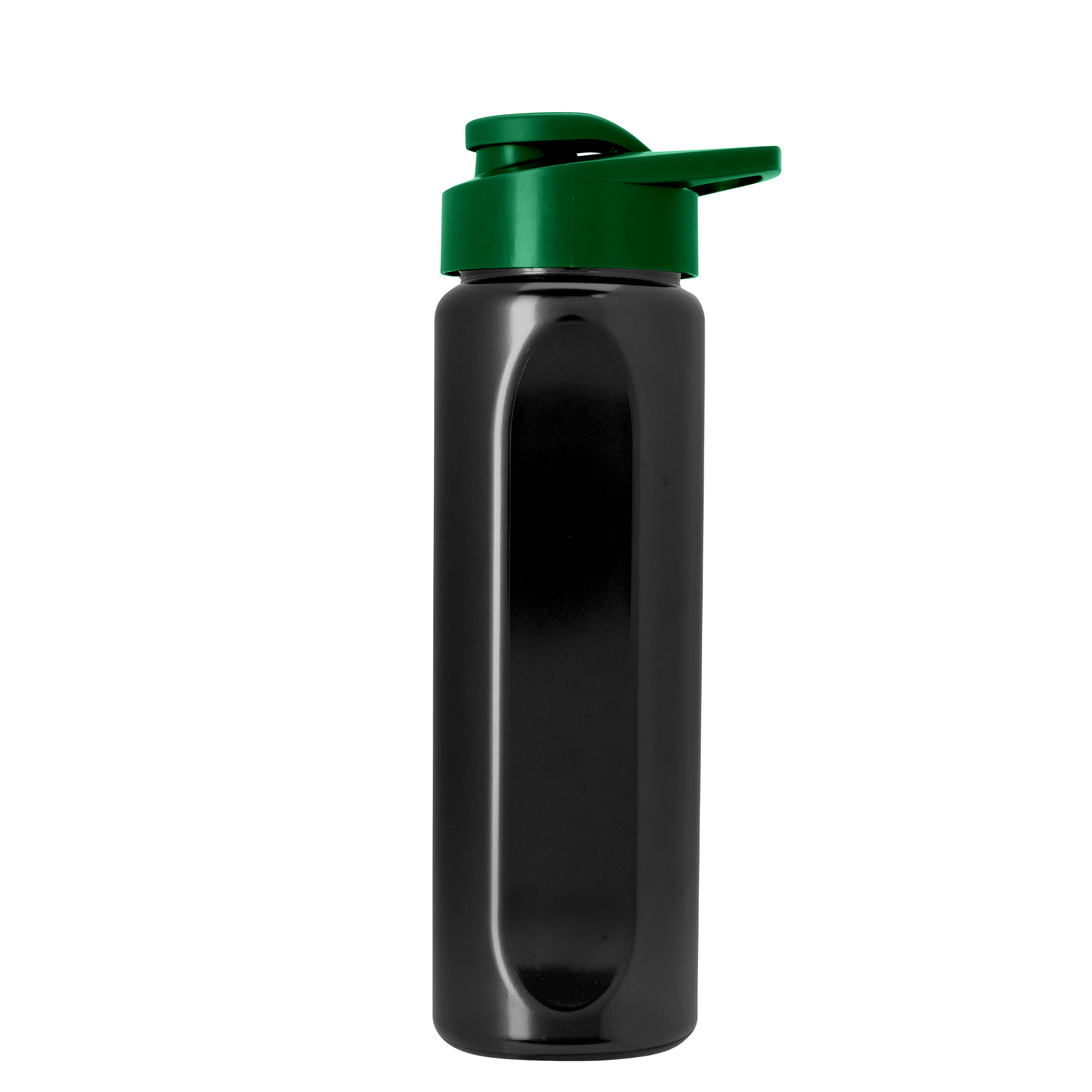 Boss Embossed RPET Bottle with Drink-Thru Lid - 26 oz.