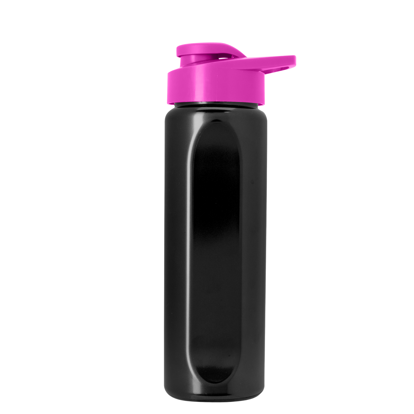 Boss Embossed RPET Bottle with Drink-Thru Lid - 26 oz.