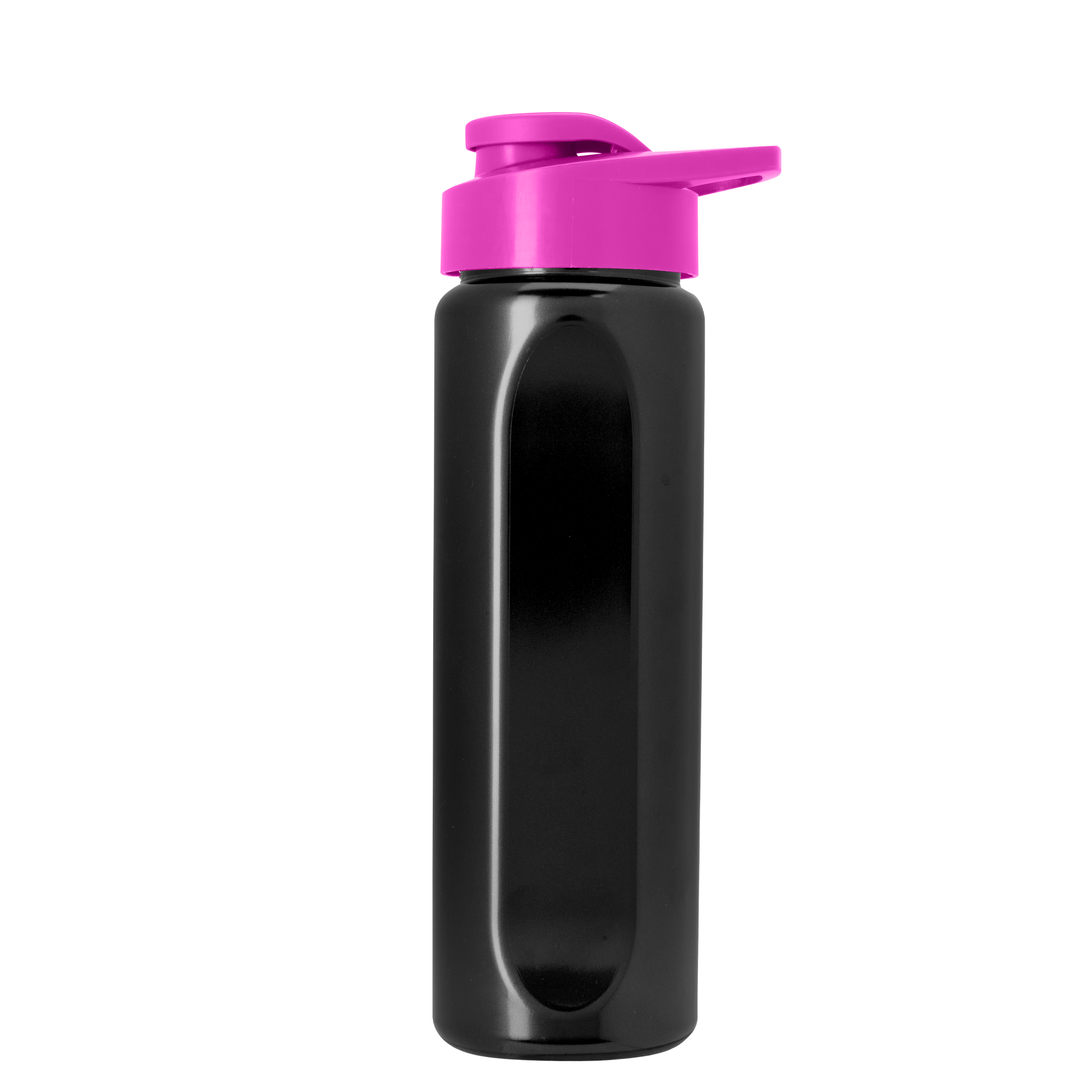 Boss Embossed RPET Bottle with Drink-Thru Lid - 26 oz.