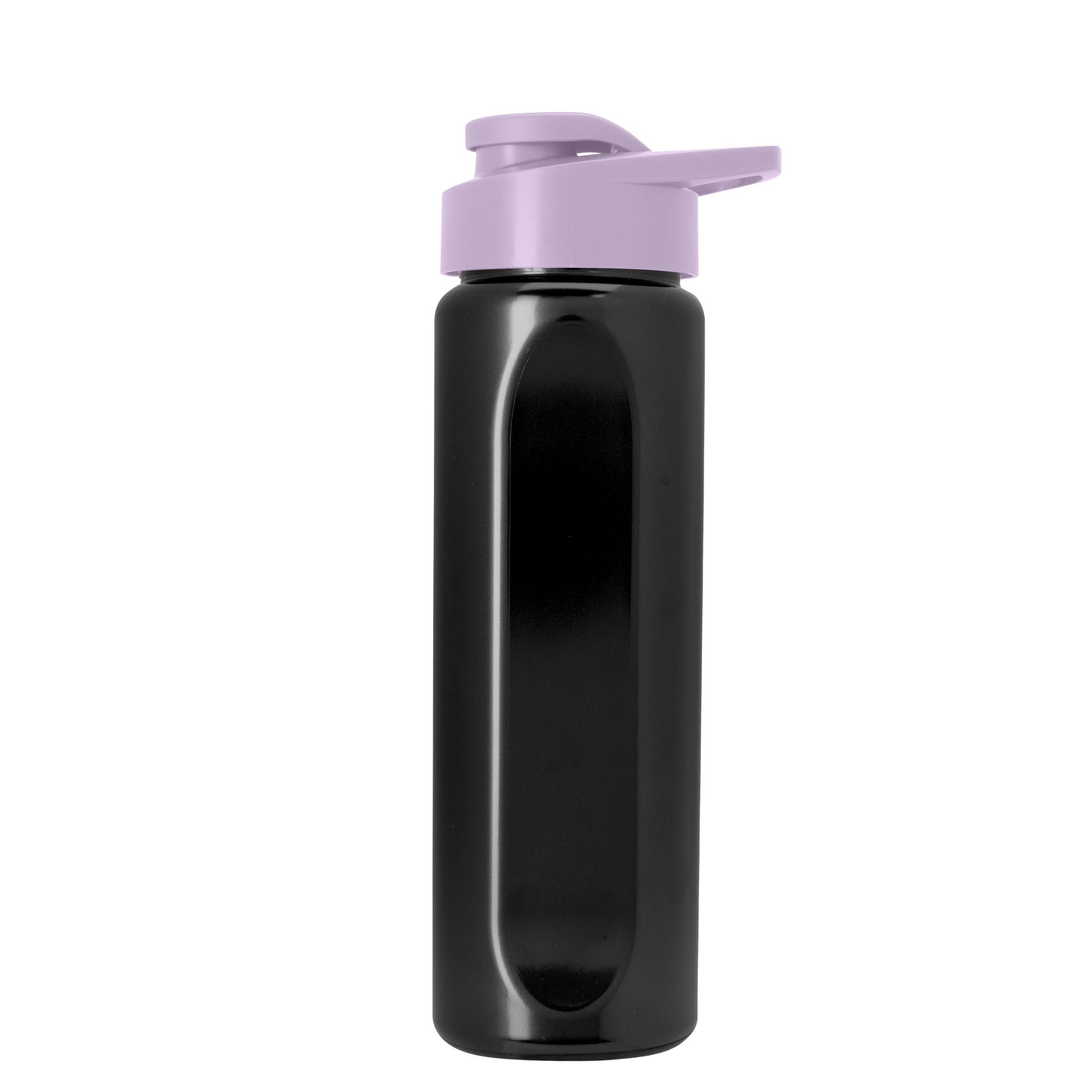 Boss Embossed RPET Bottle with Drink-Thru Lid - 26 oz.