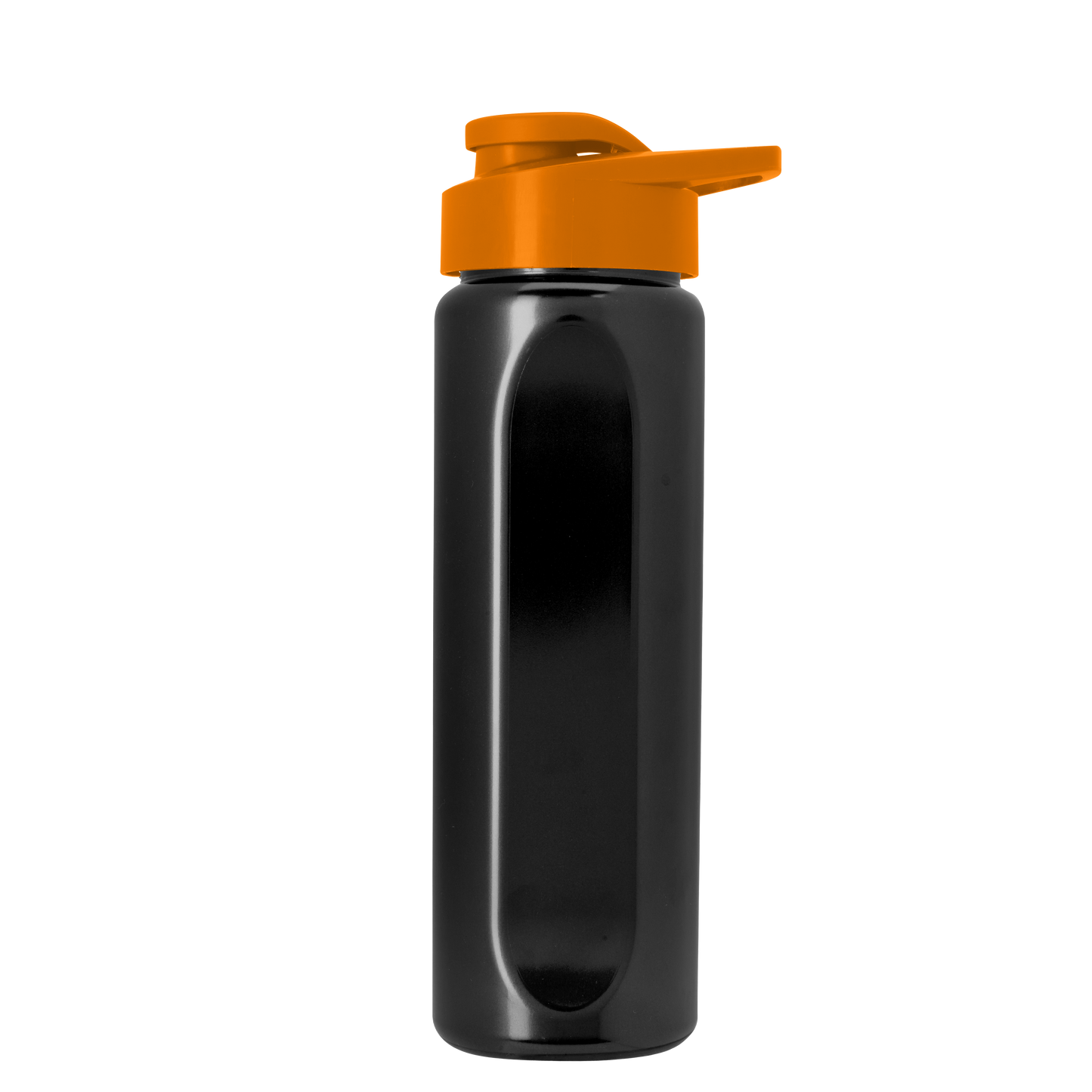 Boss Embossed RPET Bottle with Drink-Thru Lid - 26 oz.