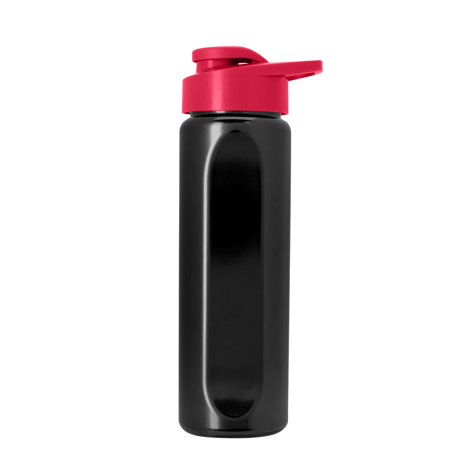 Boss Embossed RPET Bottle with Drink-Thru Lid - 26 oz.