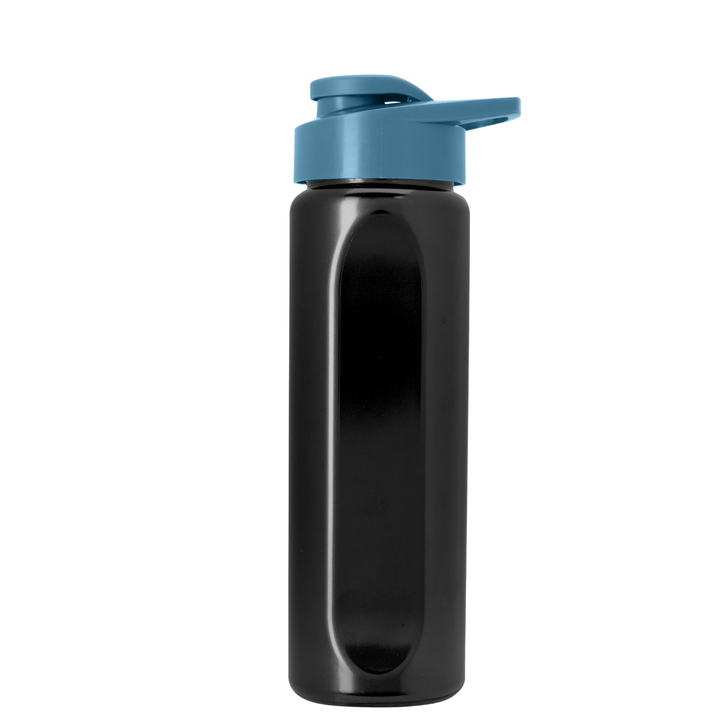 Boss Embossed RPET Bottle with Drink-Thru Lid - 26 oz.
