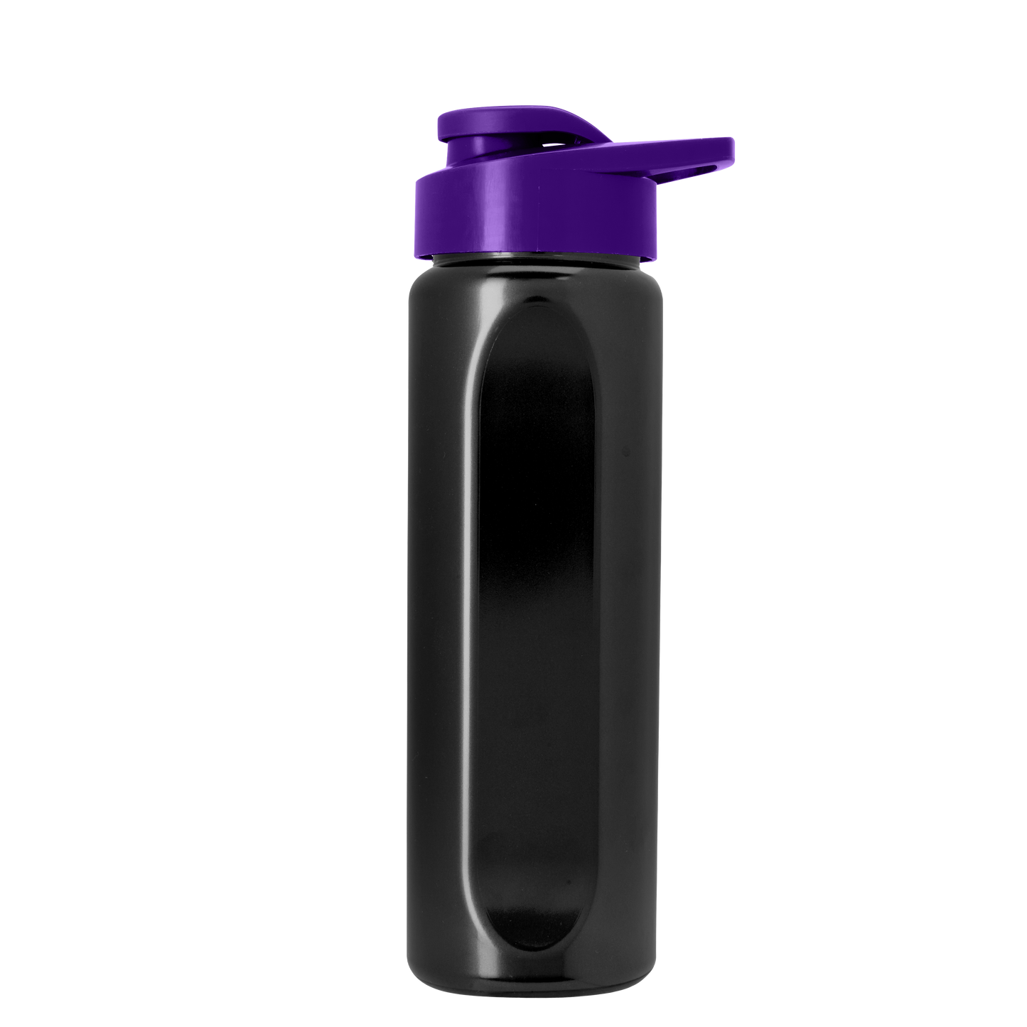 Boss Embossed RPET Bottle with Drink-Thru Lid - 26 oz.