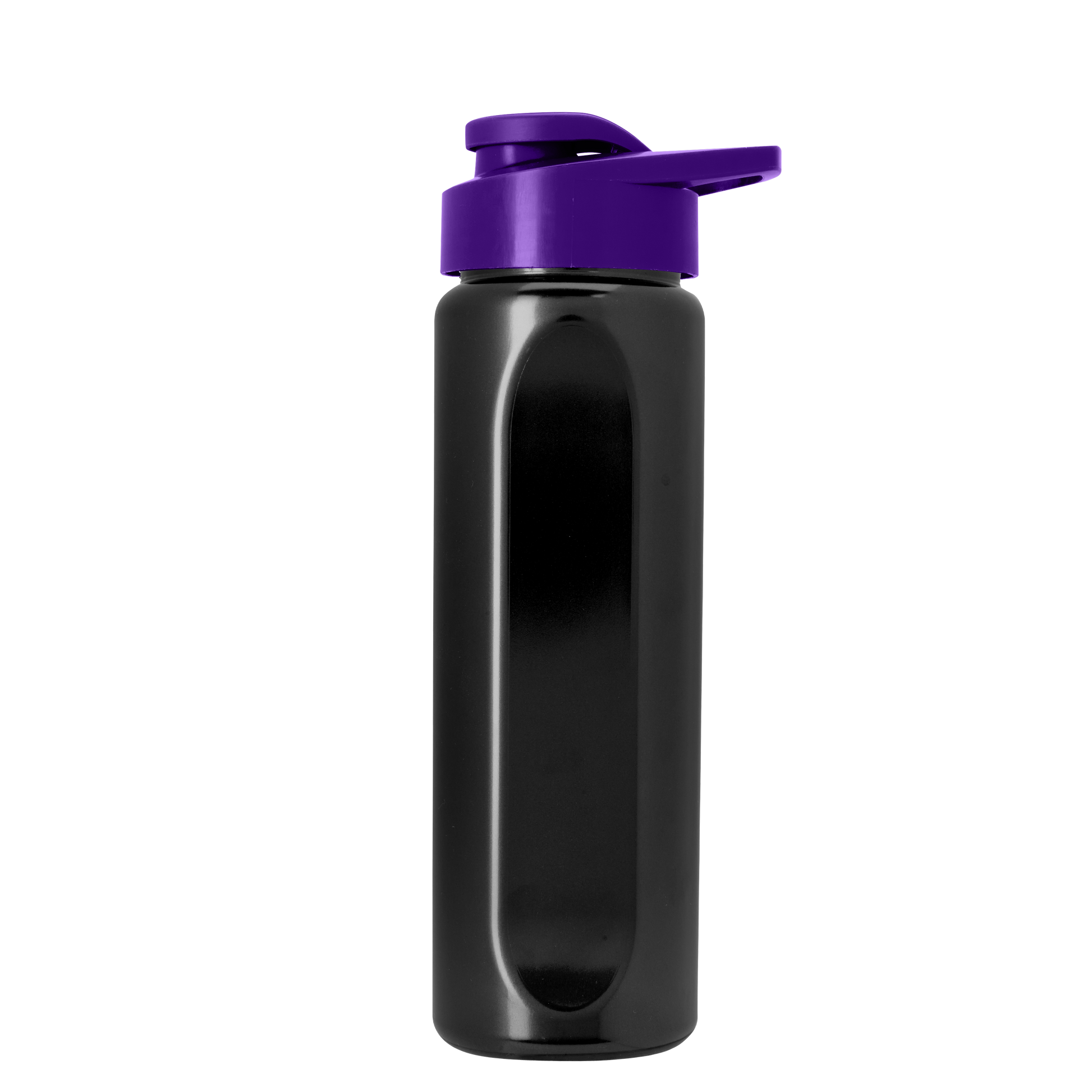 Boss Embossed RPET Bottle with Drink-Thru Lid - 26 oz.