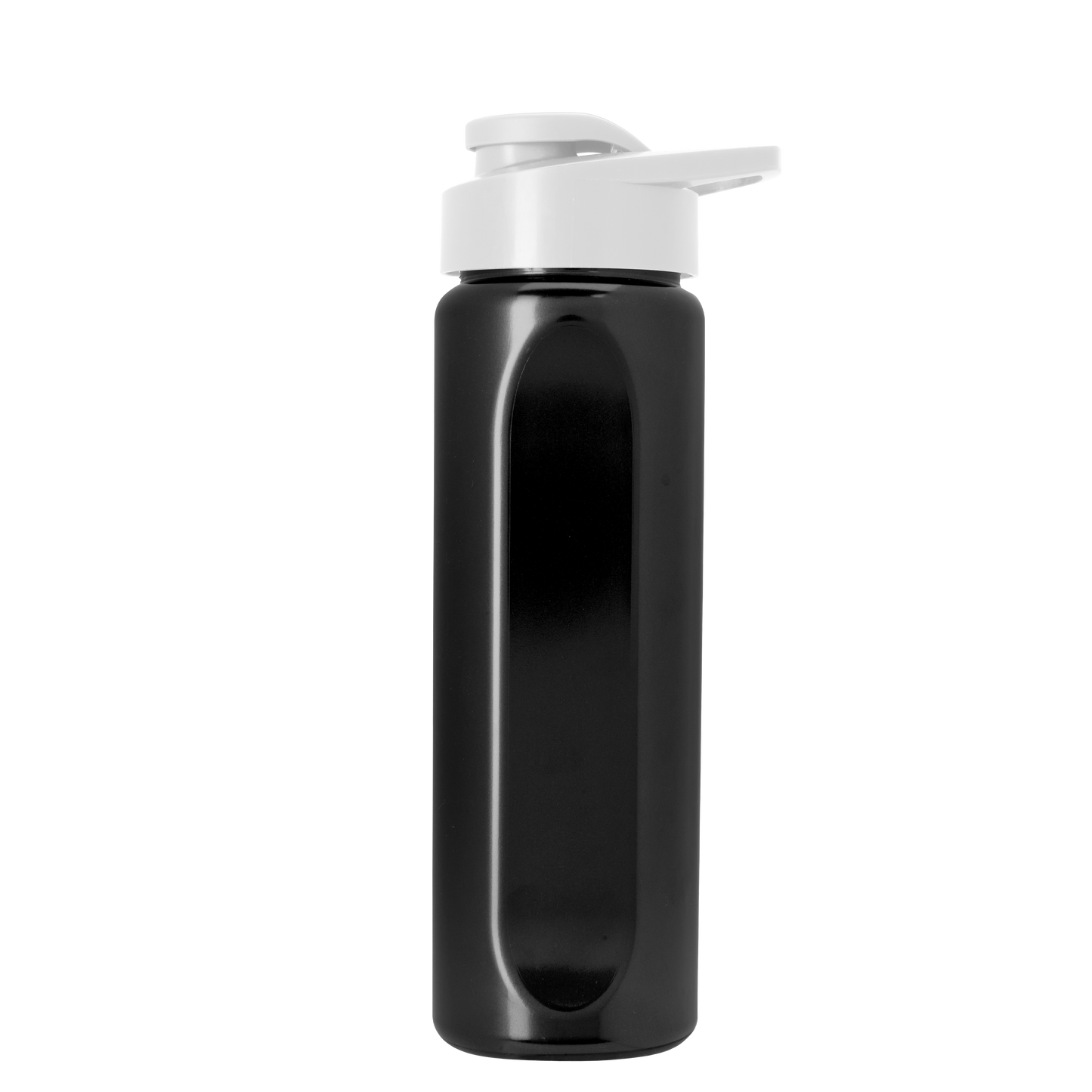 Boss Embossed RPET Bottle with Drink-Thru Lid - 26 oz.