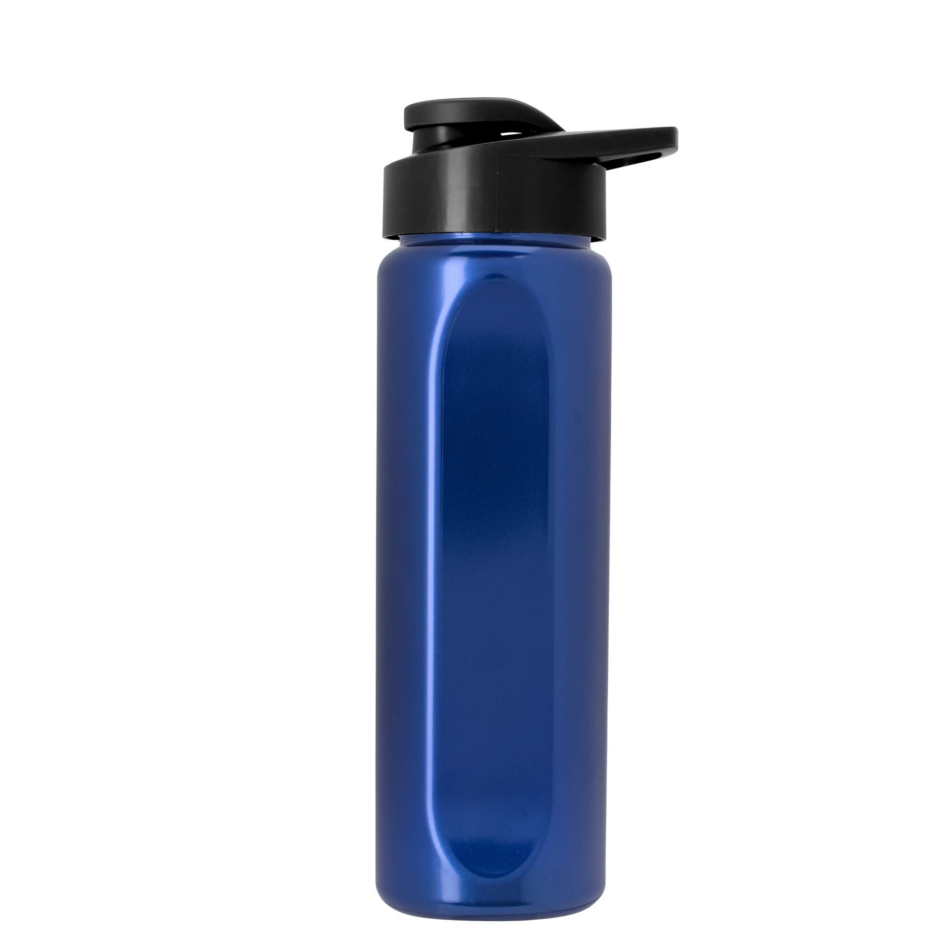 Boss Embossed RPET Bottle with Drink-Thru Lid - 26 oz.
