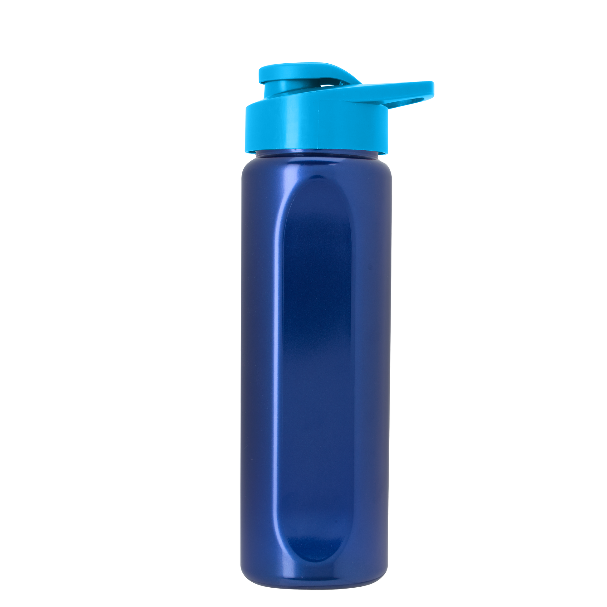 Boss Embossed RPET Bottle with Drink-Thru Lid - 26 oz.