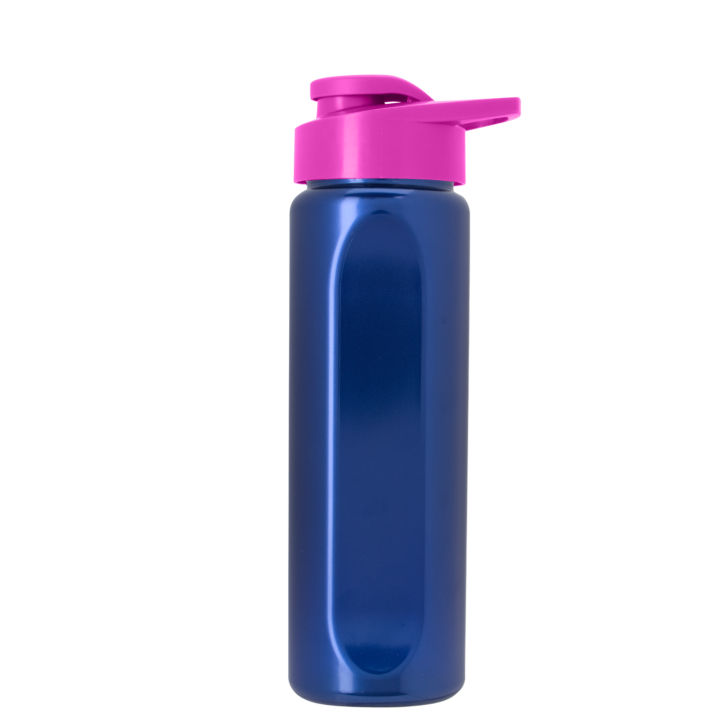 Boss Embossed RPET Bottle with Drink-Thru Lid - 26 oz.
