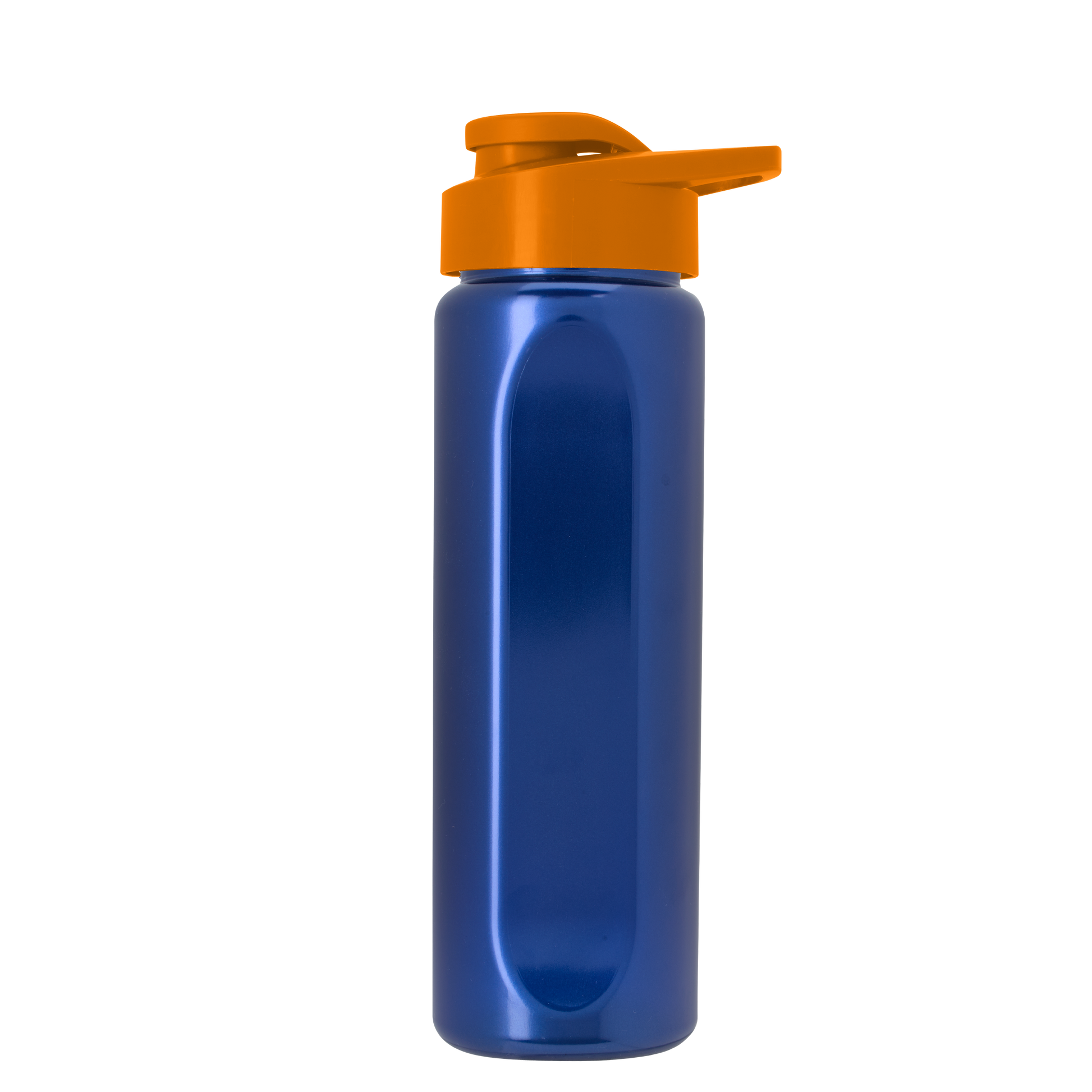 Boss Embossed RPET Bottle with Drink-Thru Lid - 26 oz.