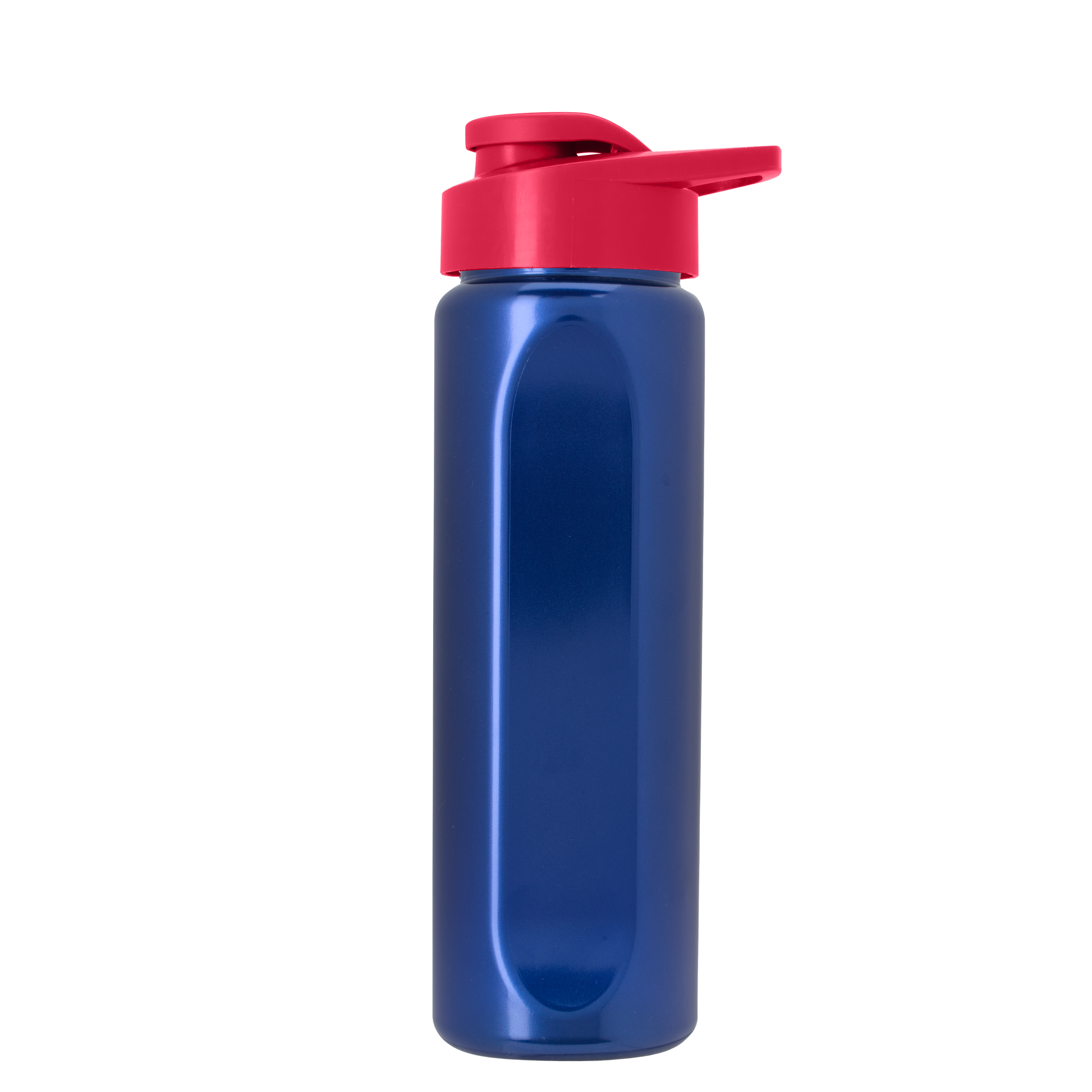 Boss Embossed RPET Bottle with Drink-Thru Lid - 26 oz.