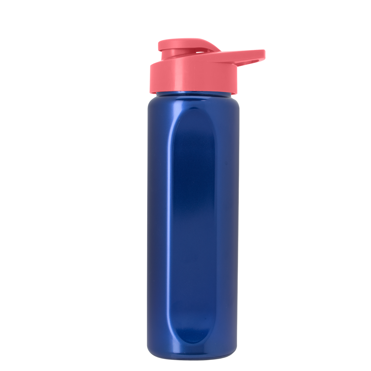Boss Embossed RPET Bottle with Drink-Thru Lid - 26 oz.