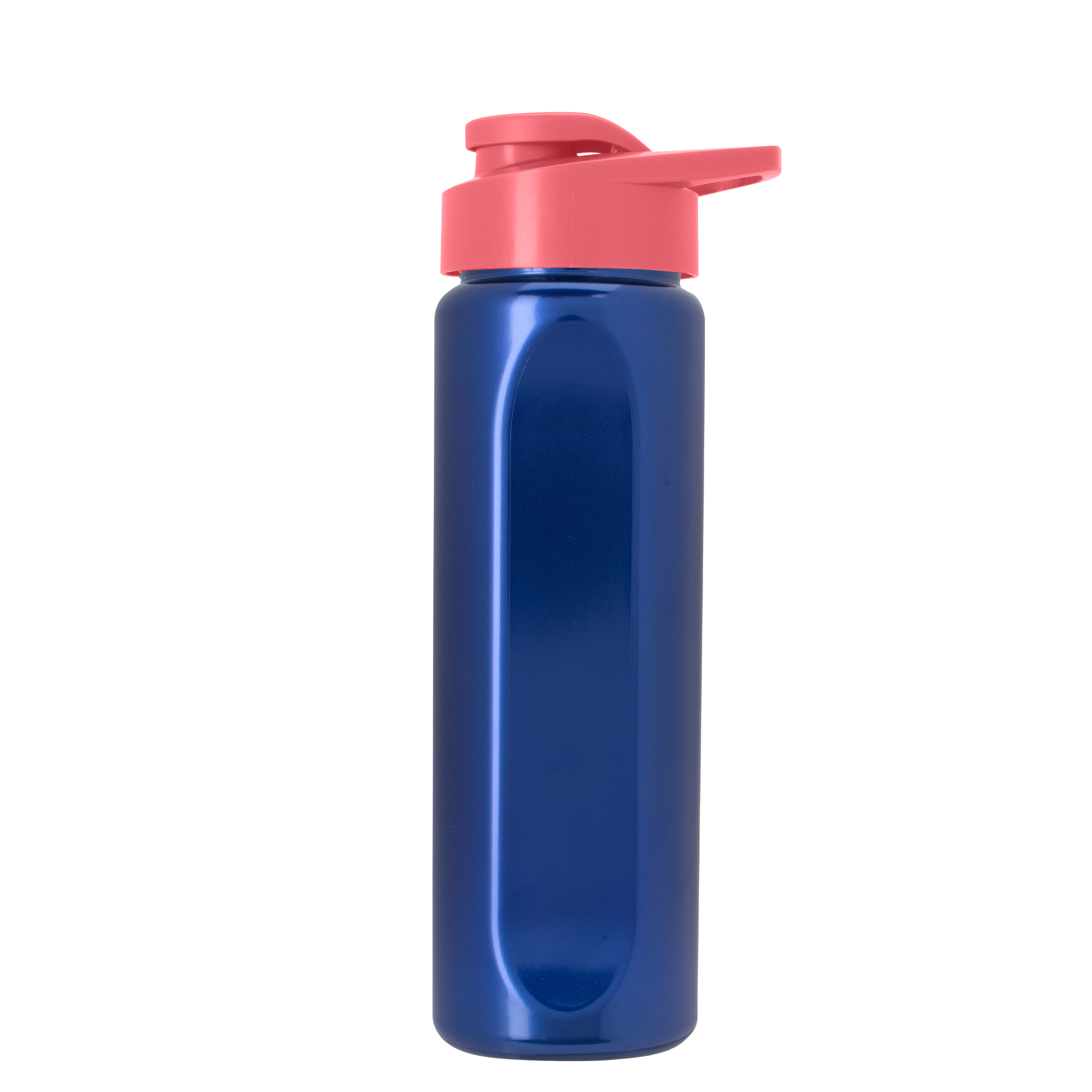Boss Embossed RPET Bottle with Drink-Thru Lid - 26 oz.