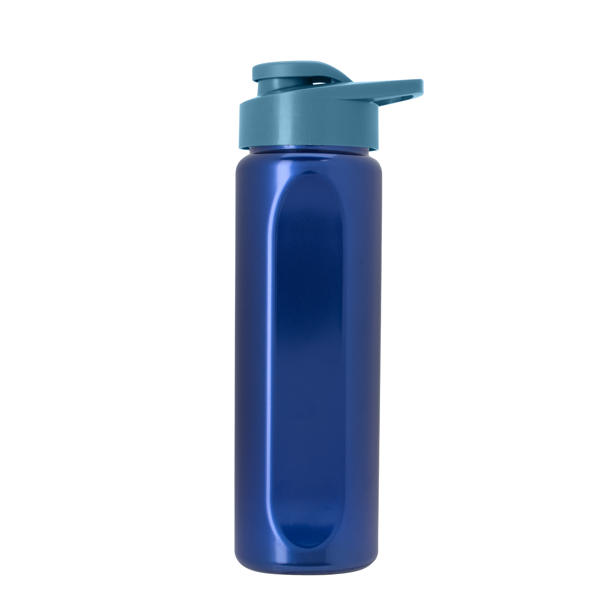 Boss Embossed RPET Bottle with Drink-Thru Lid - 26 oz.