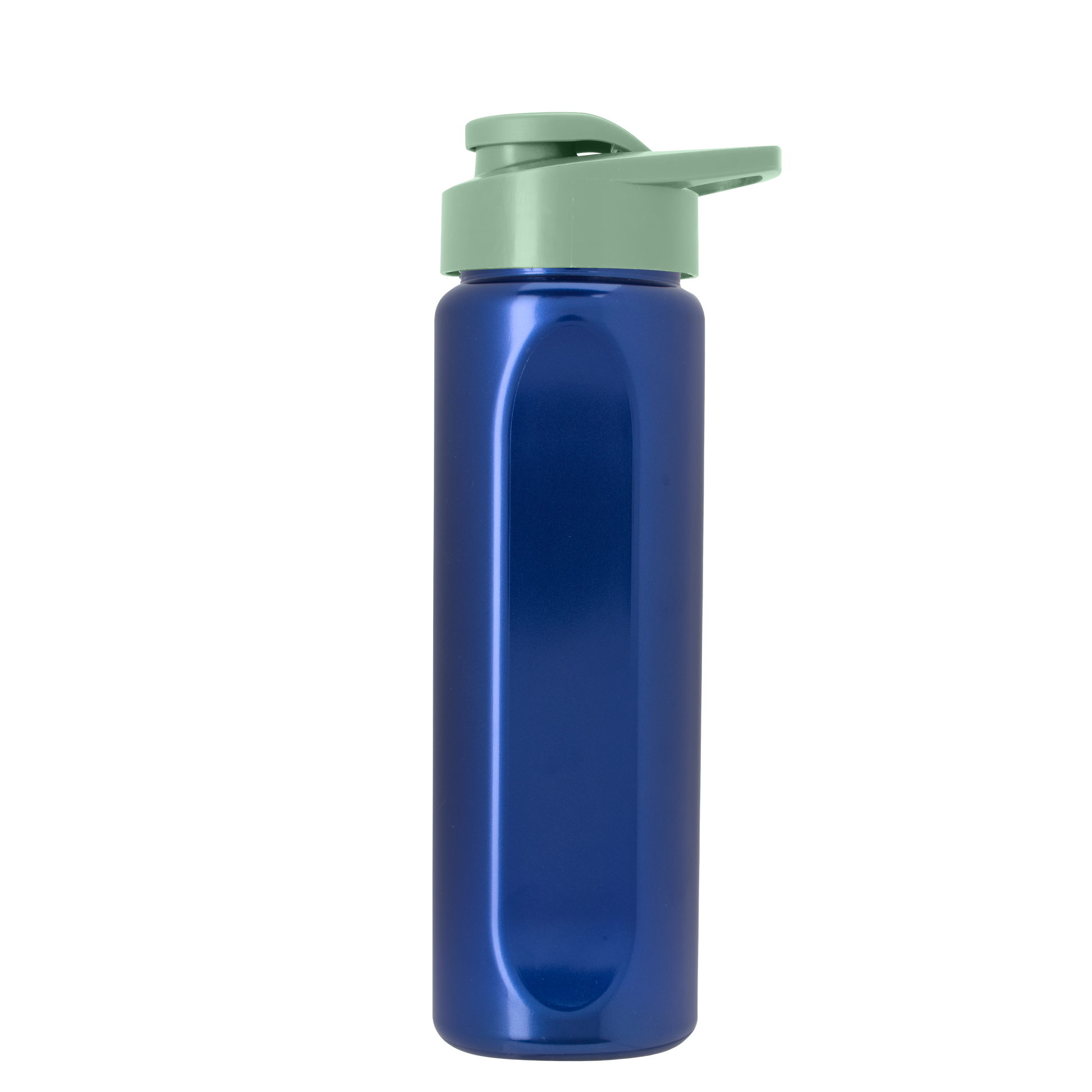 Boss Embossed RPET Bottle with Drink-Thru Lid - 26 oz.