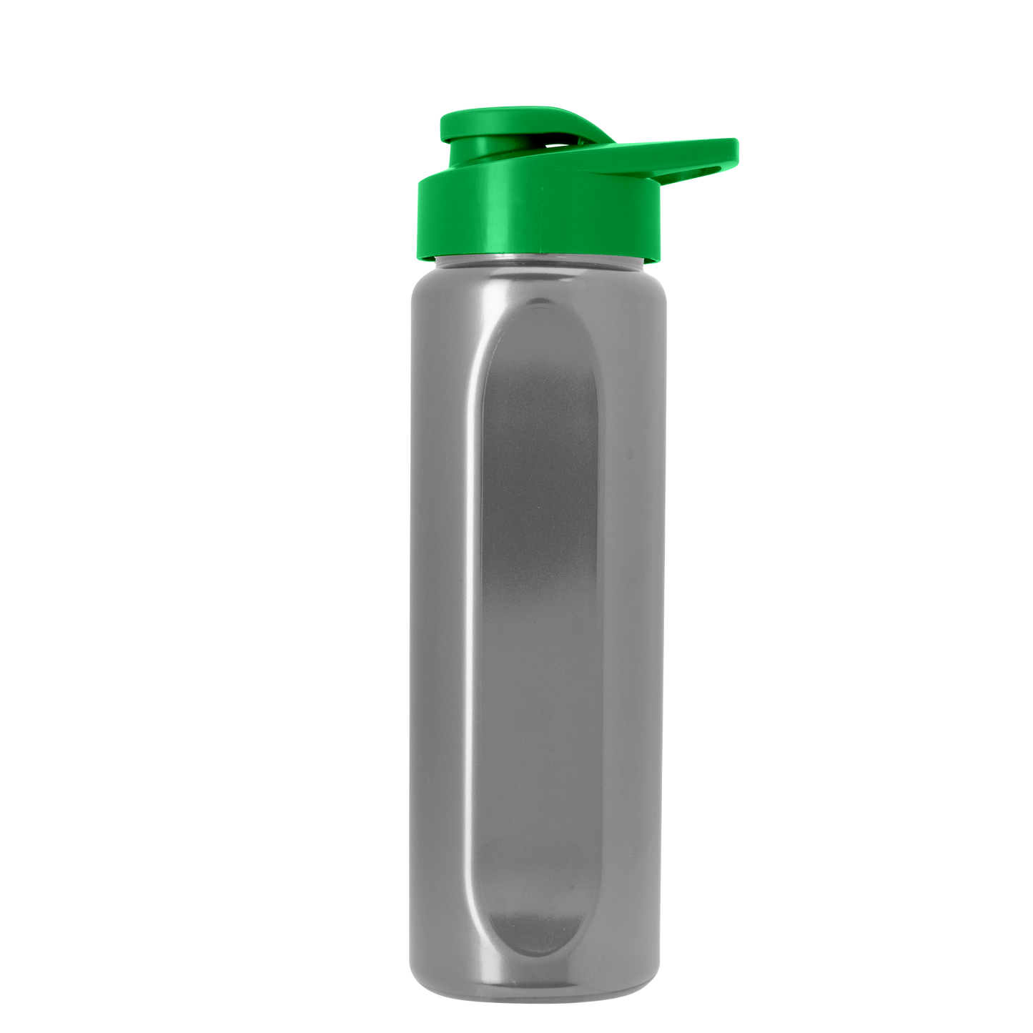 Boss Embossed RPET Bottle with Drink-Thru Lid - 26 oz.
