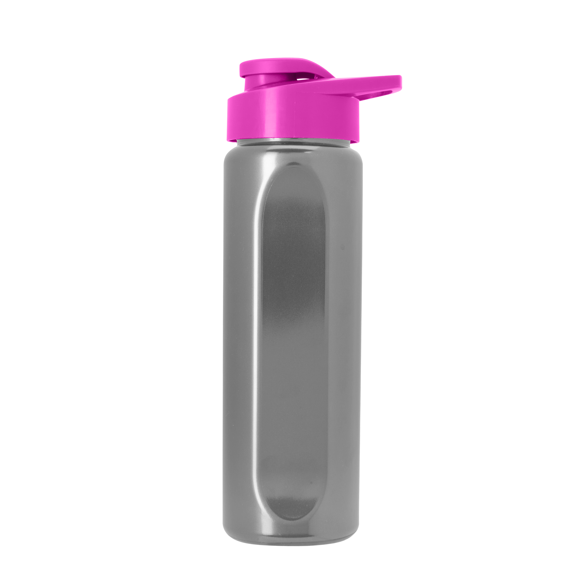 Boss Embossed RPET Bottle with Drink-Thru Lid - 26 oz.