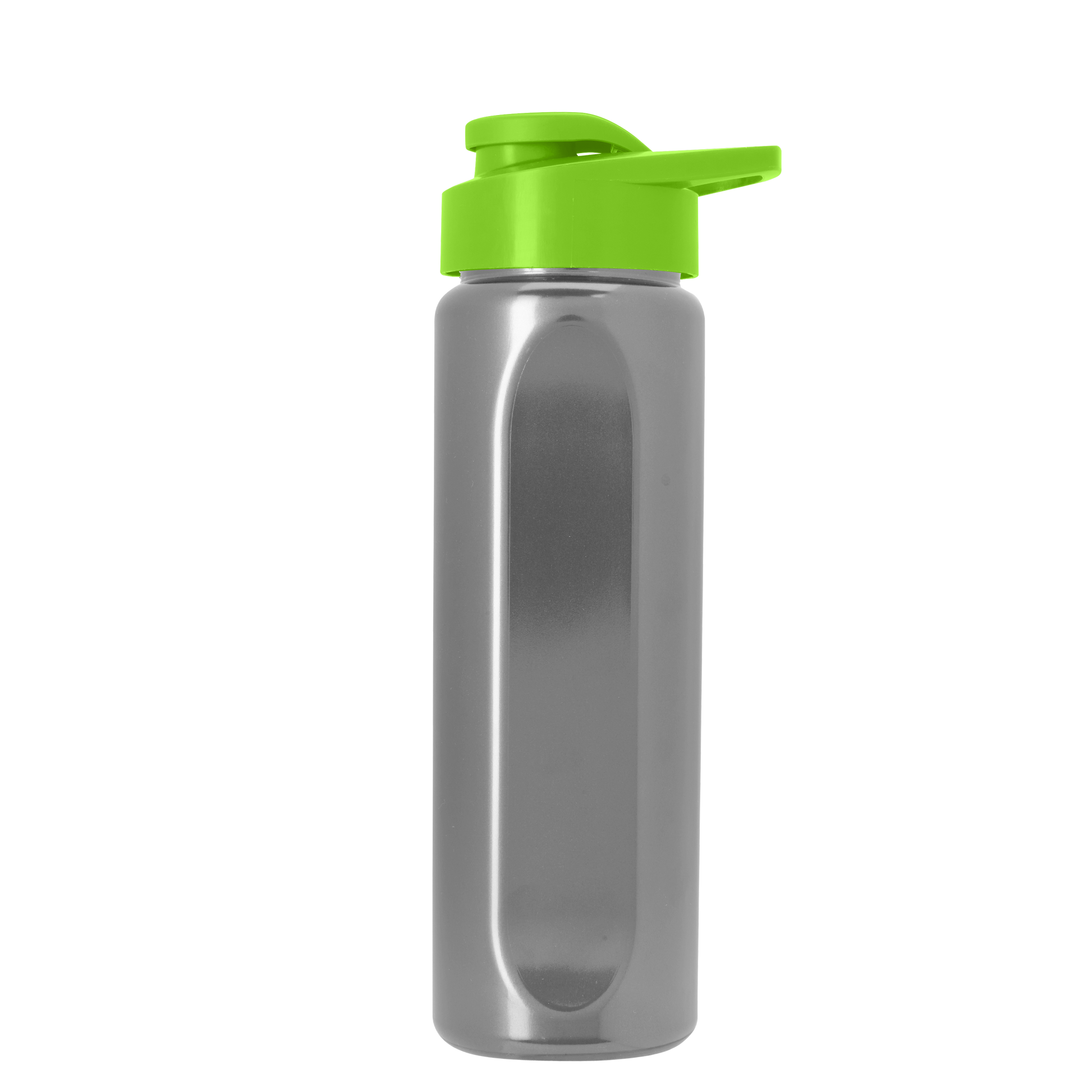 Boss Embossed RPET Bottle with Drink-Thru Lid - 26 oz.
