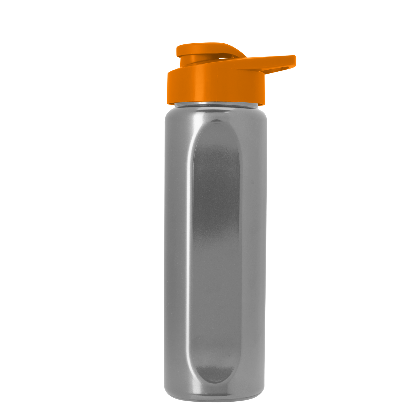 Boss Embossed RPET Bottle with Drink-Thru Lid - 26 oz.