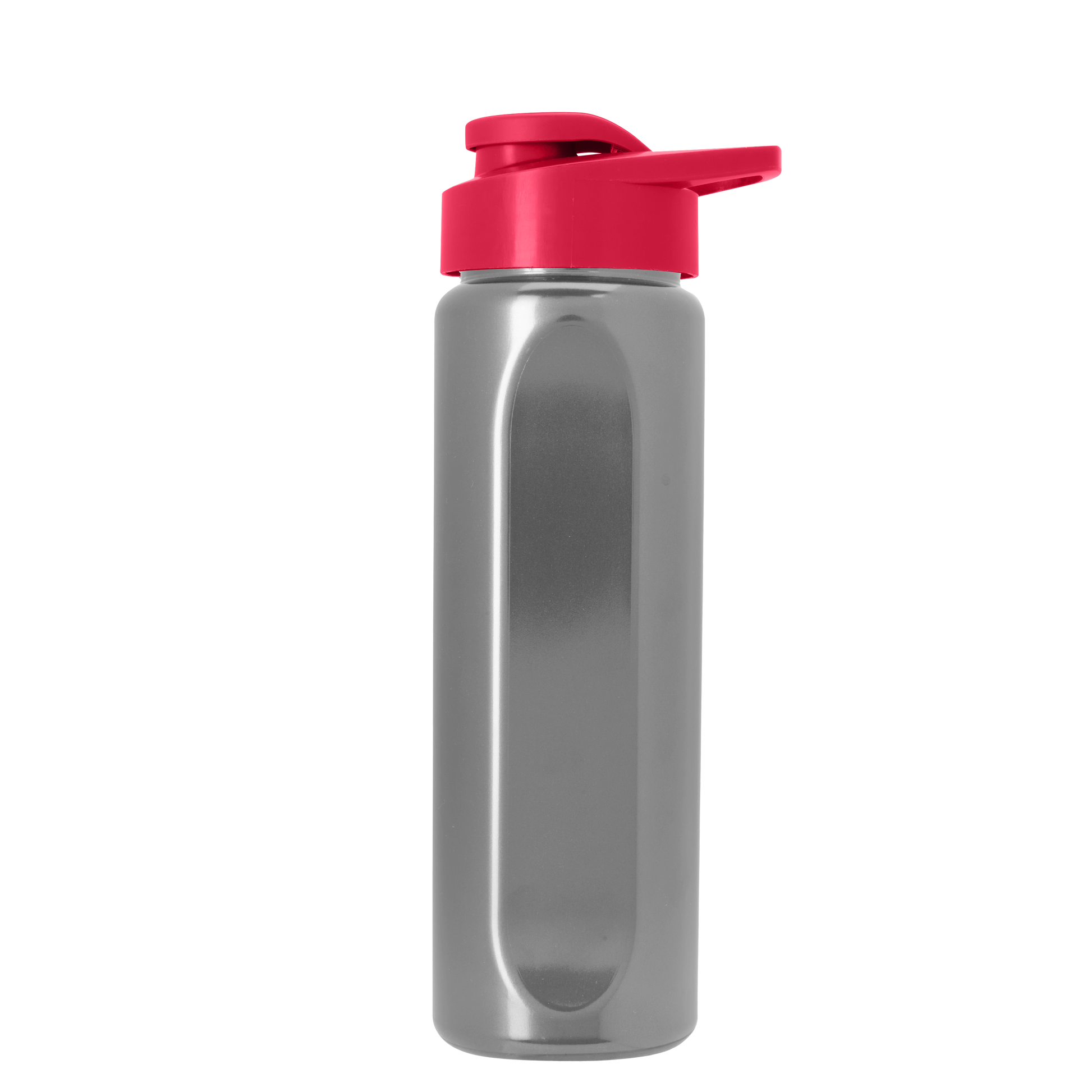 Boss Embossed RPET Bottle with Drink-Thru Lid - 26 oz.