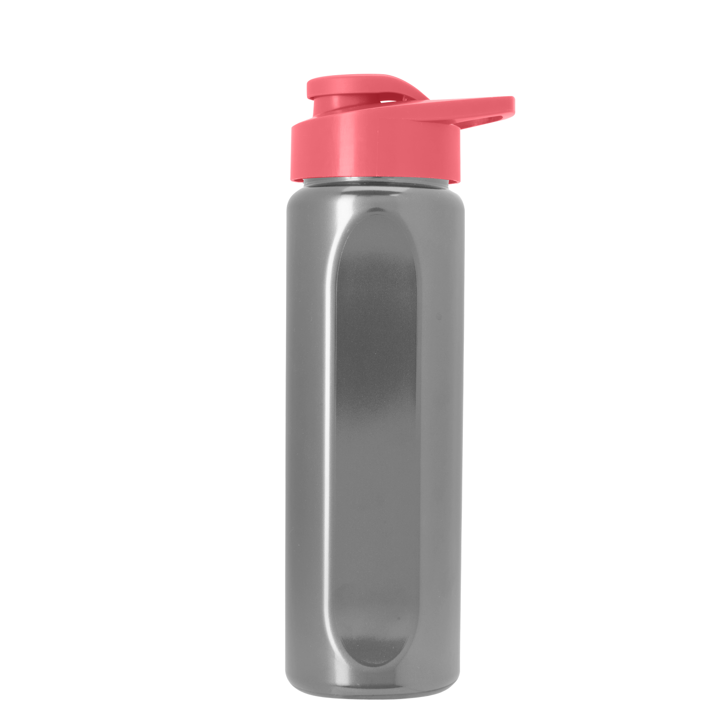 Boss Embossed RPET Bottle with Drink-Thru Lid - 26 oz.