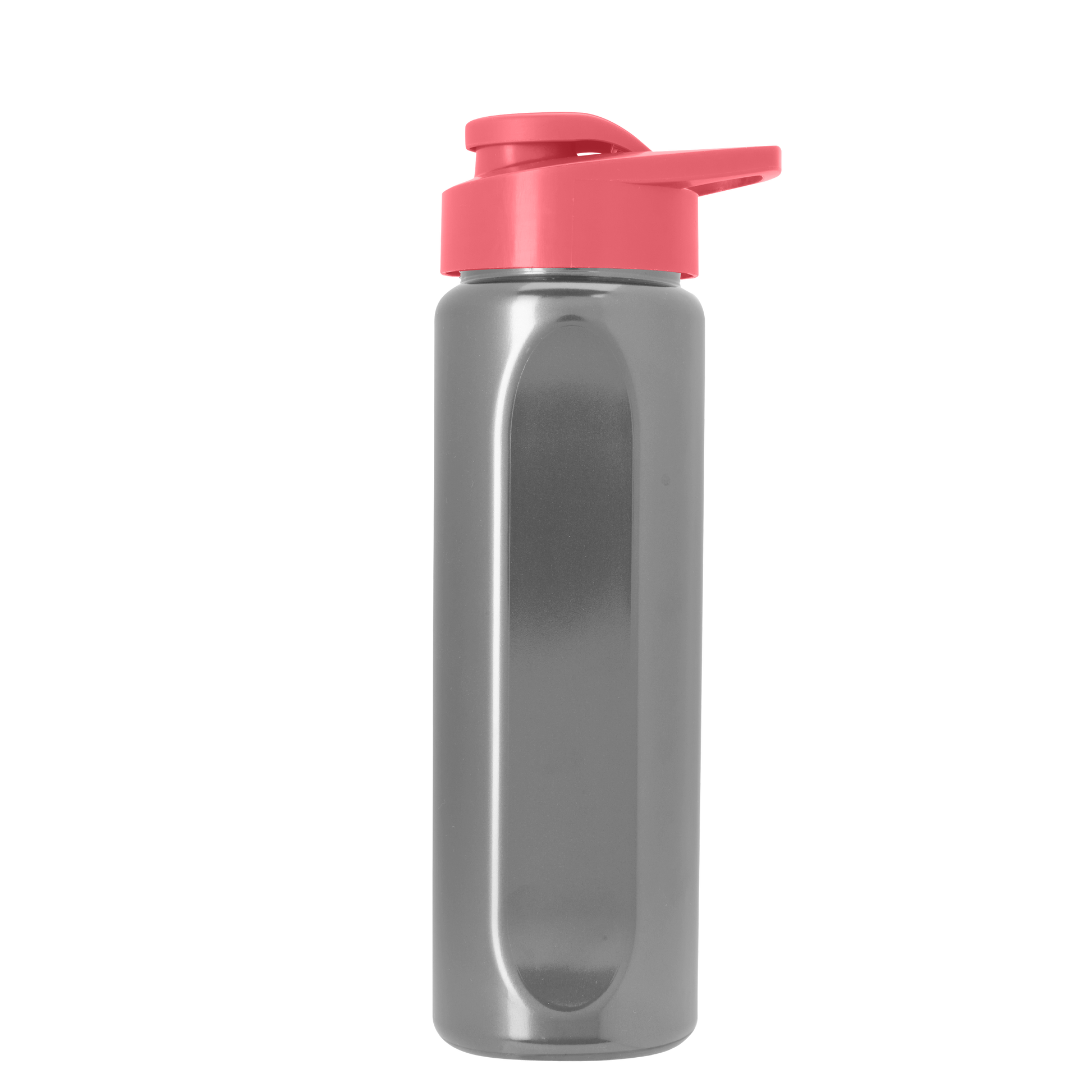Boss Embossed RPET Bottle with Drink-Thru Lid - 26 oz.