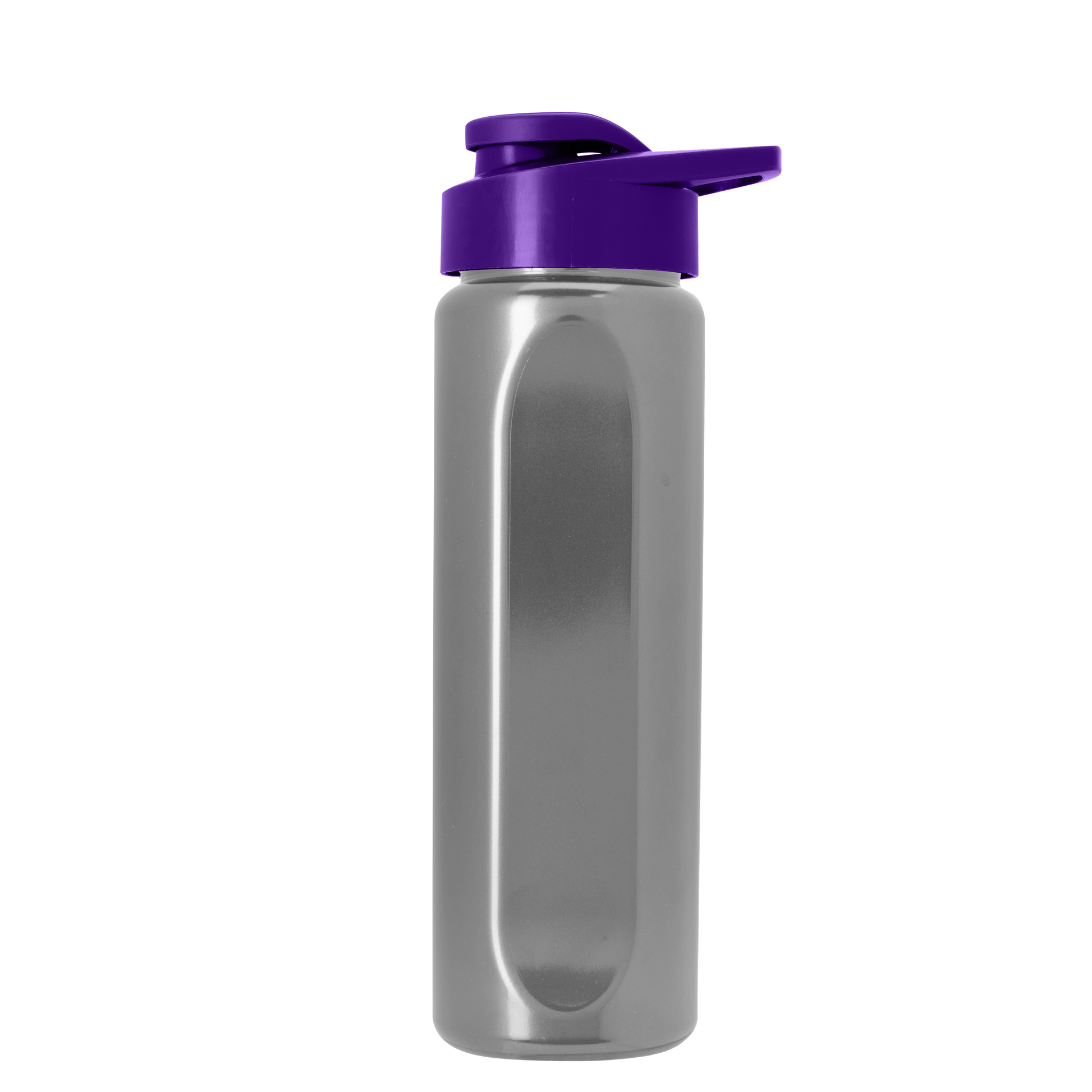 Boss Embossed RPET Bottle with Drink-Thru Lid - 26 oz.