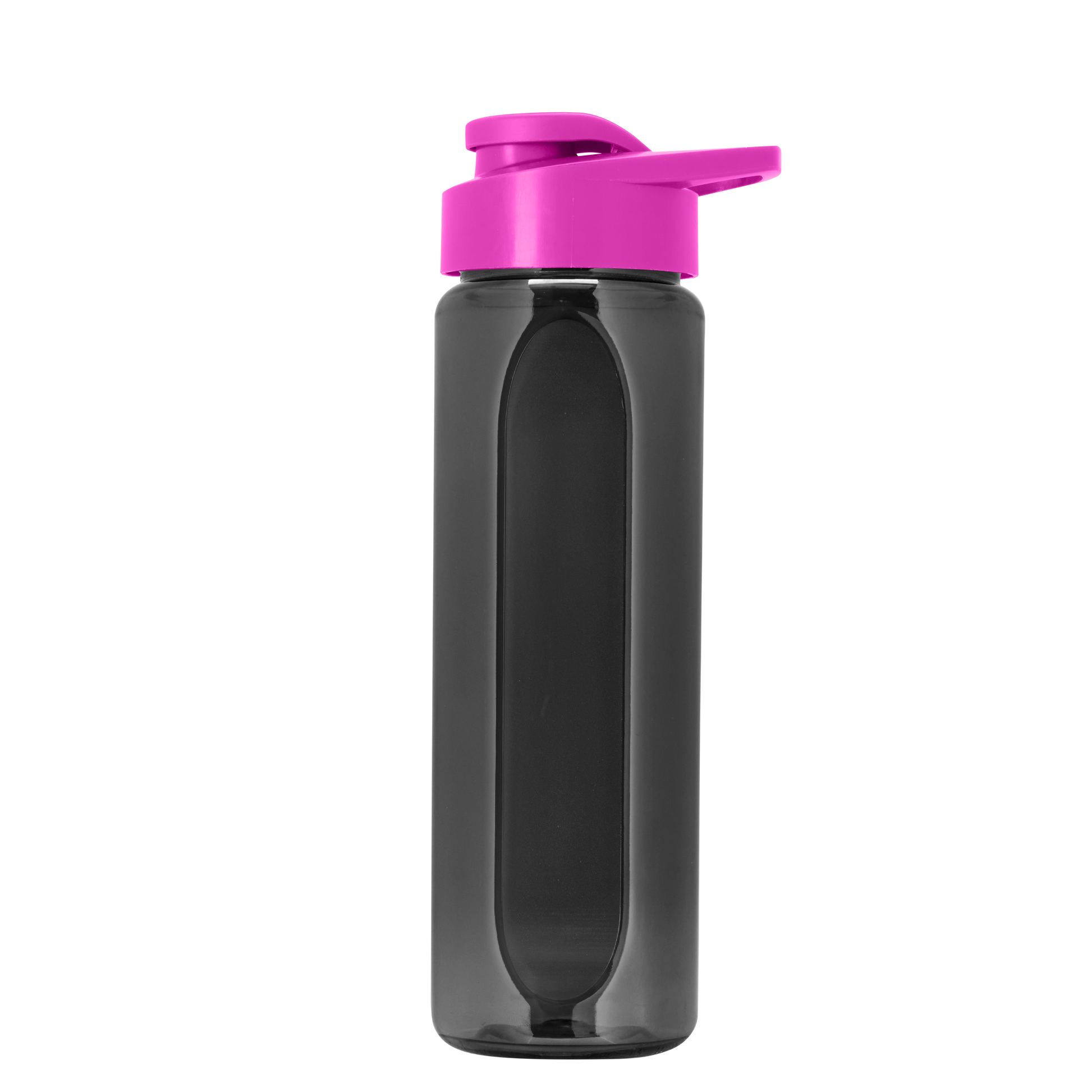 Boss Embossed RPET Bottle with Drink-Thru Lid - 26 oz.
