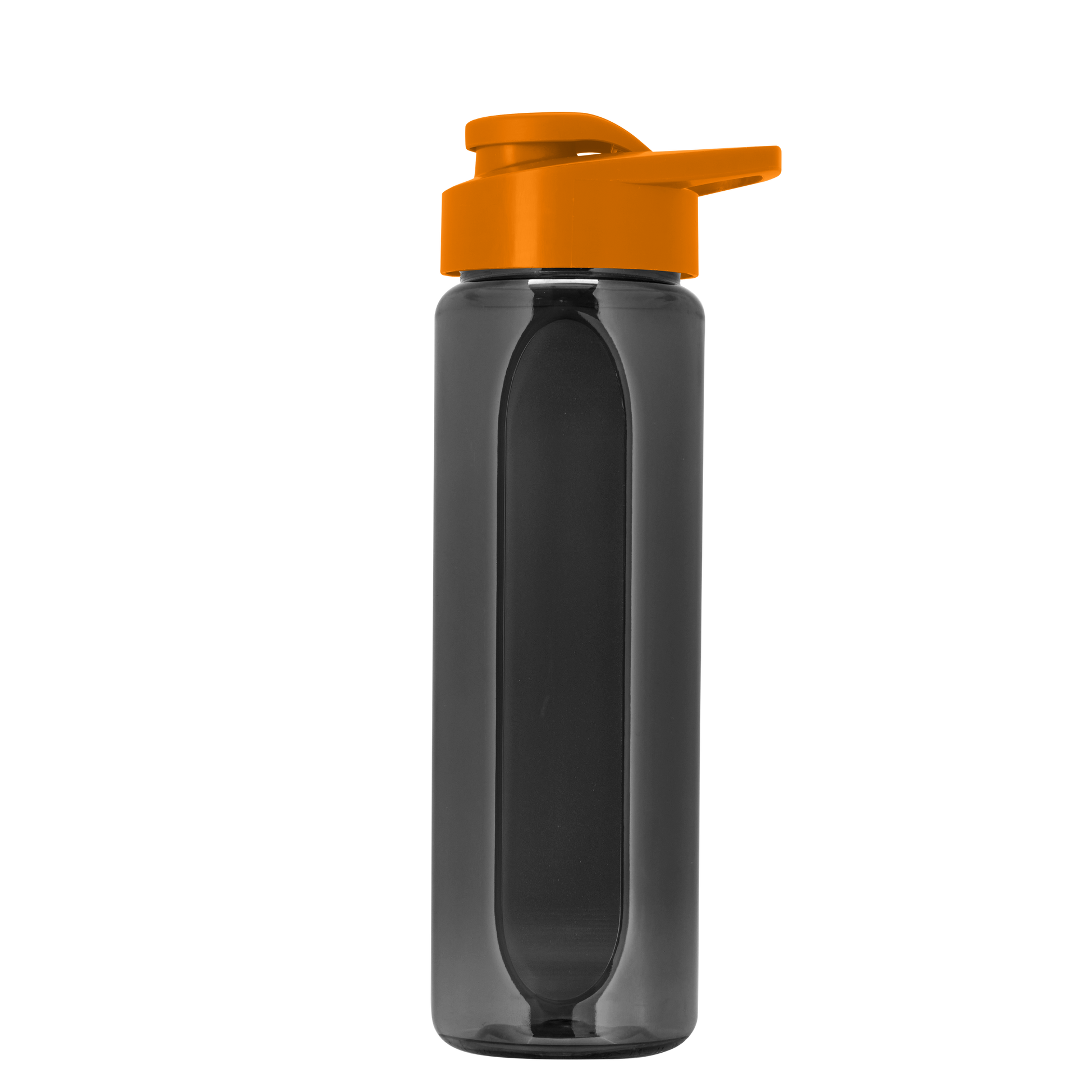 Boss Embossed RPET Bottle with Drink-Thru Lid - 26 oz.