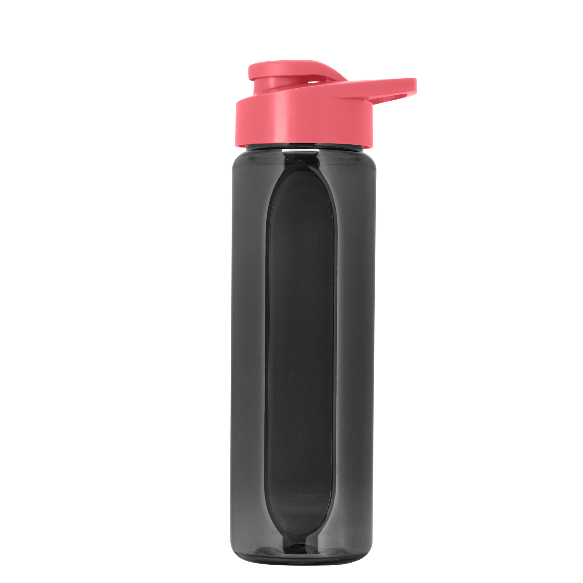 Boss Embossed RPET Bottle with Drink-Thru Lid - 26 oz.