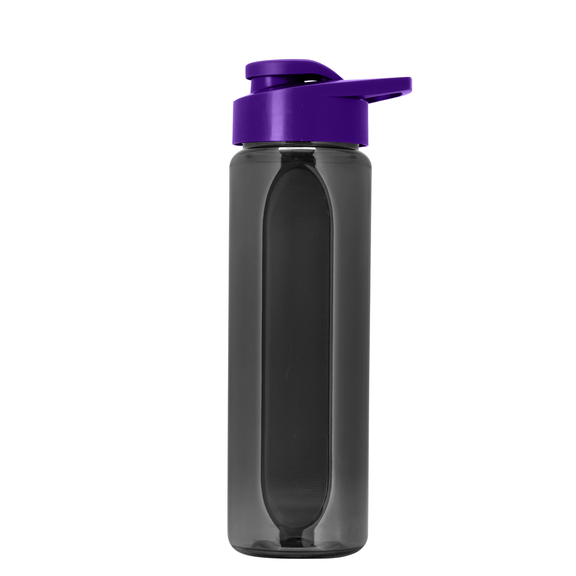 Boss Embossed RPET Bottle with Drink-Thru Lid - 26 oz.