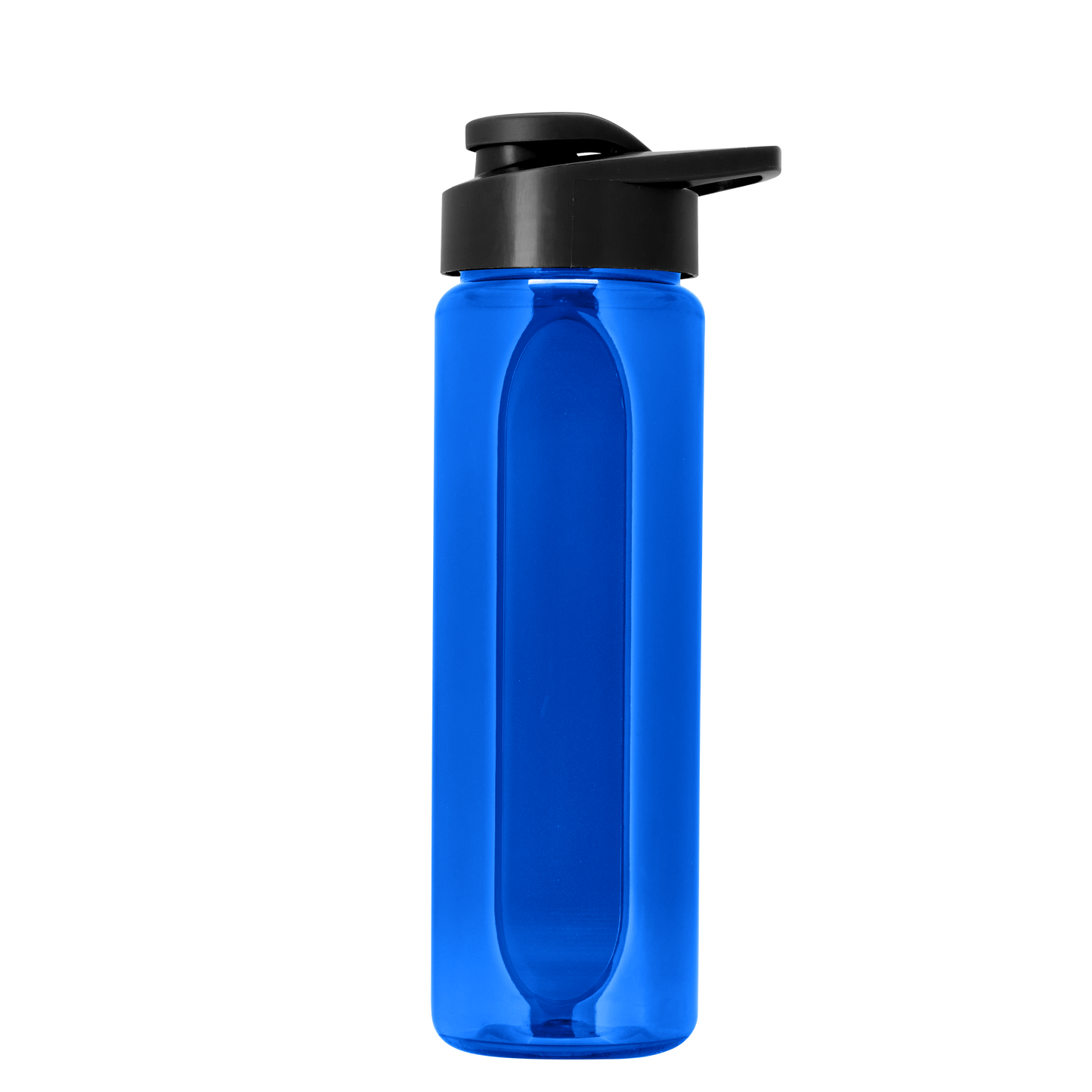 Boss Embossed RPET Bottle with Drink-Thru Lid - 26 oz.