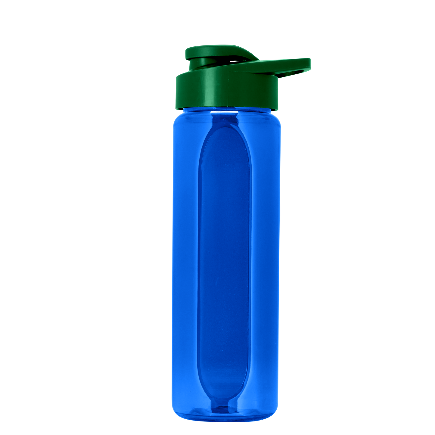 Boss Embossed RPET Bottle with Drink-Thru Lid - 26 oz.