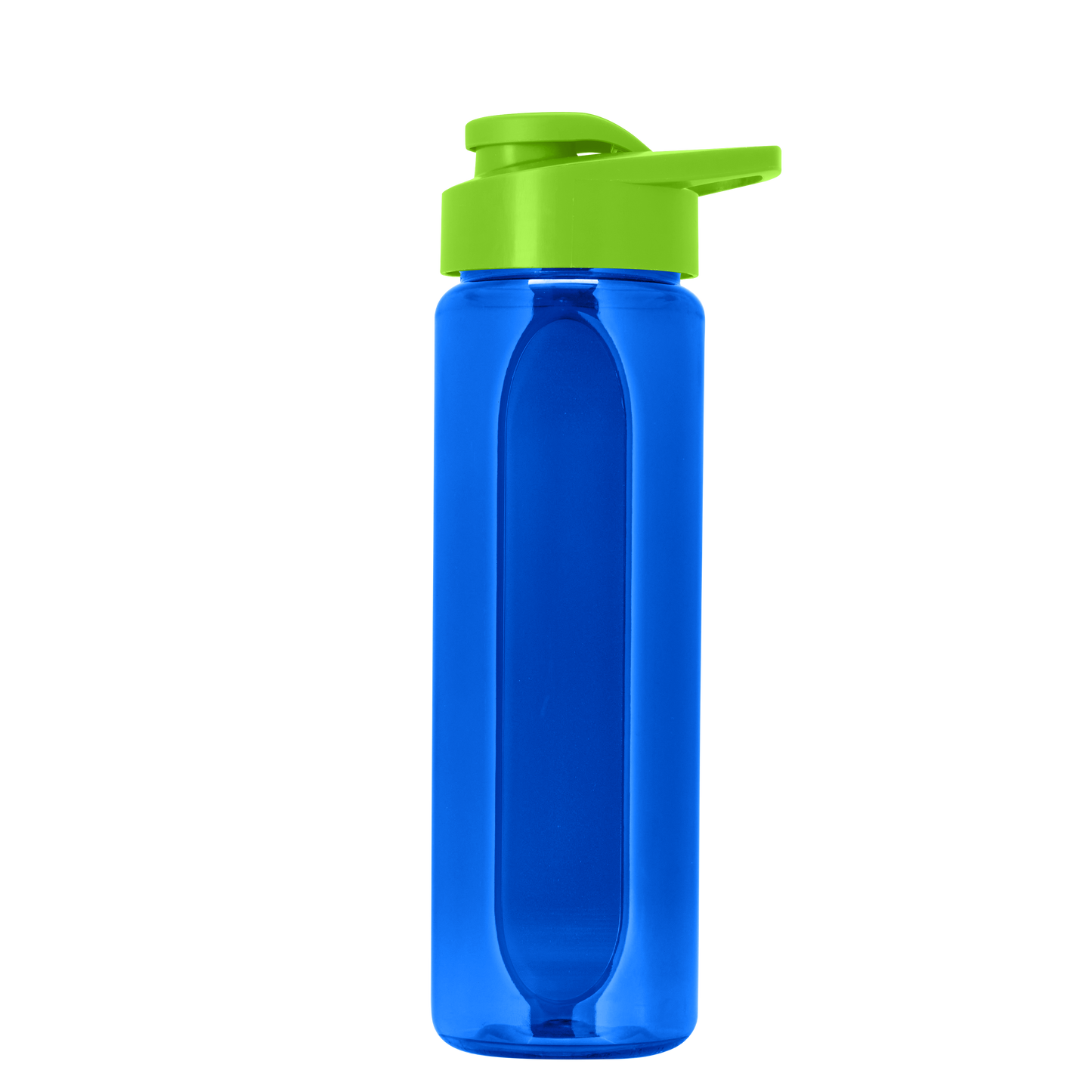 Boss Embossed RPET Bottle with Drink-Thru Lid - 26 oz.