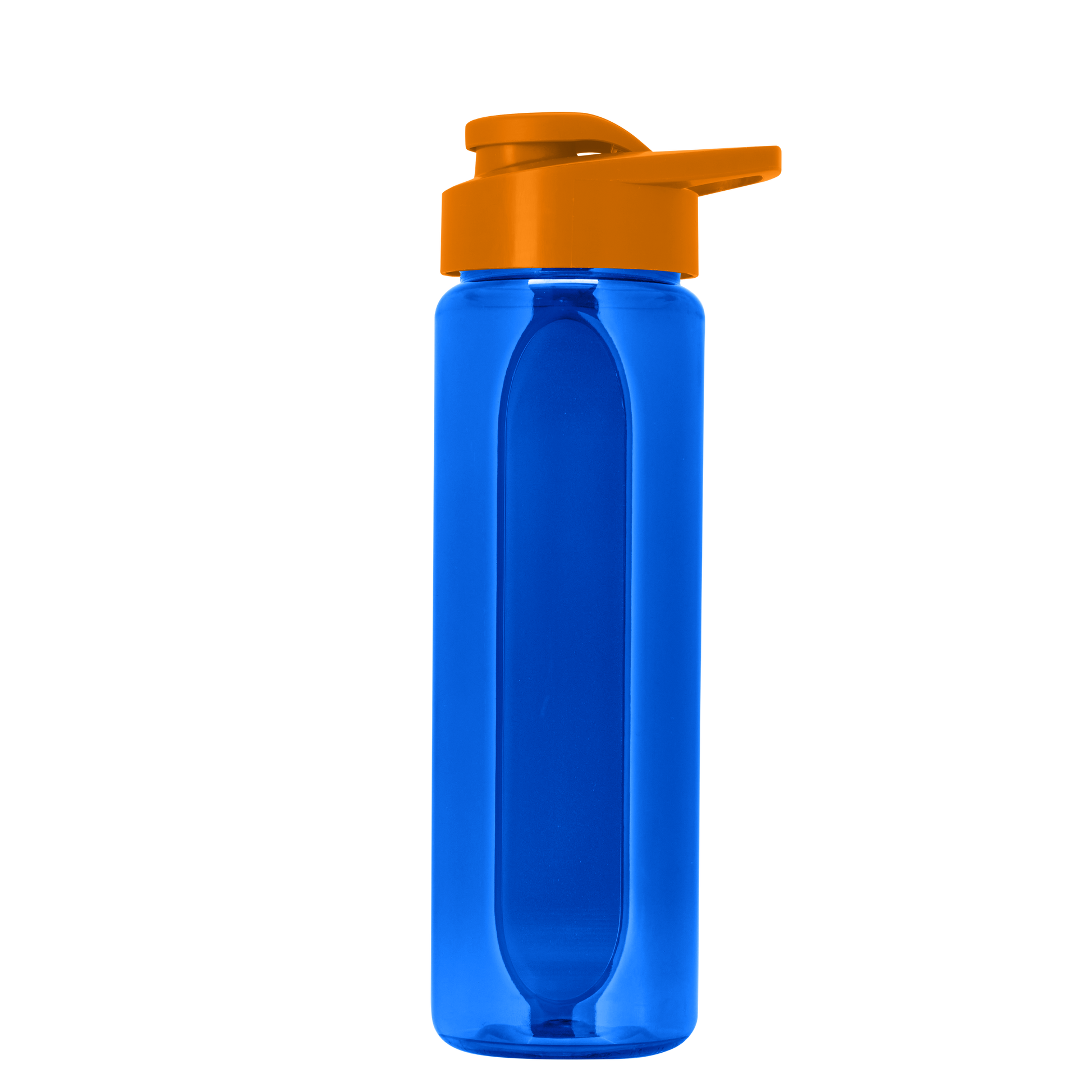 Boss Embossed RPET Bottle with Drink-Thru Lid - 26 oz.