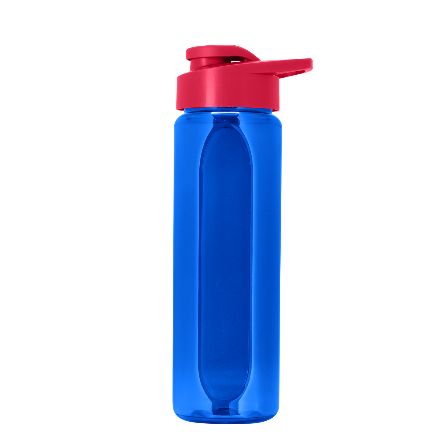 Boss Embossed RPET Bottle with Drink-Thru Lid - 26 oz.