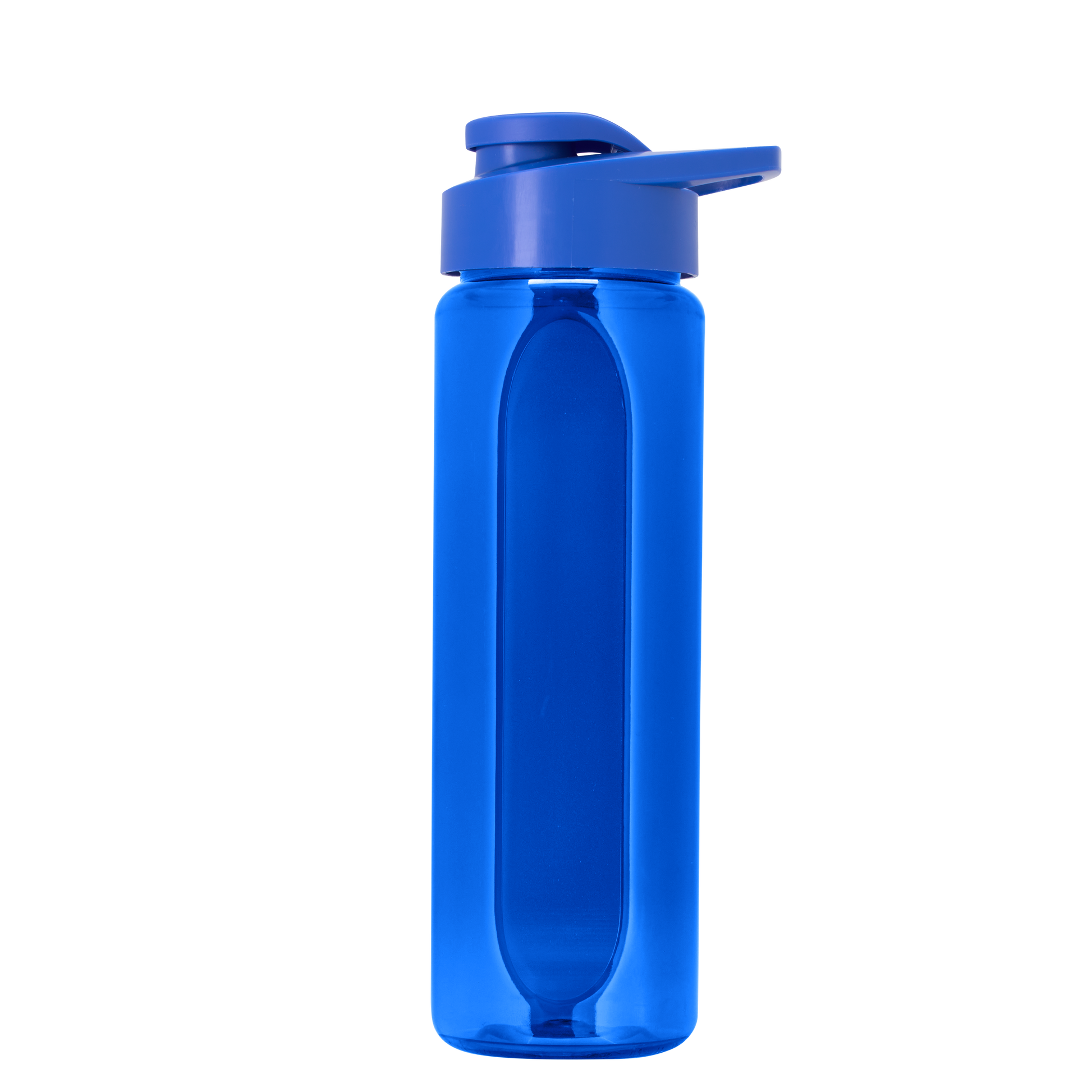 Boss Embossed RPET Bottle with Drink-Thru Lid - 26 oz.