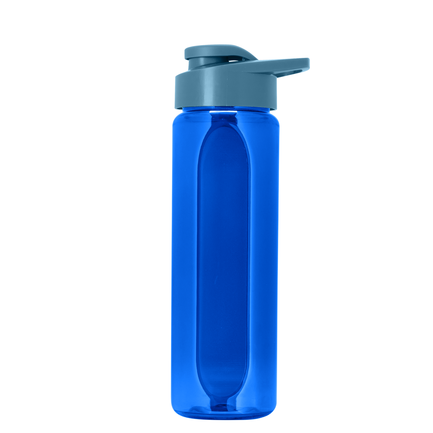 Boss Embossed RPET Bottle with Drink-Thru Lid - 26 oz.