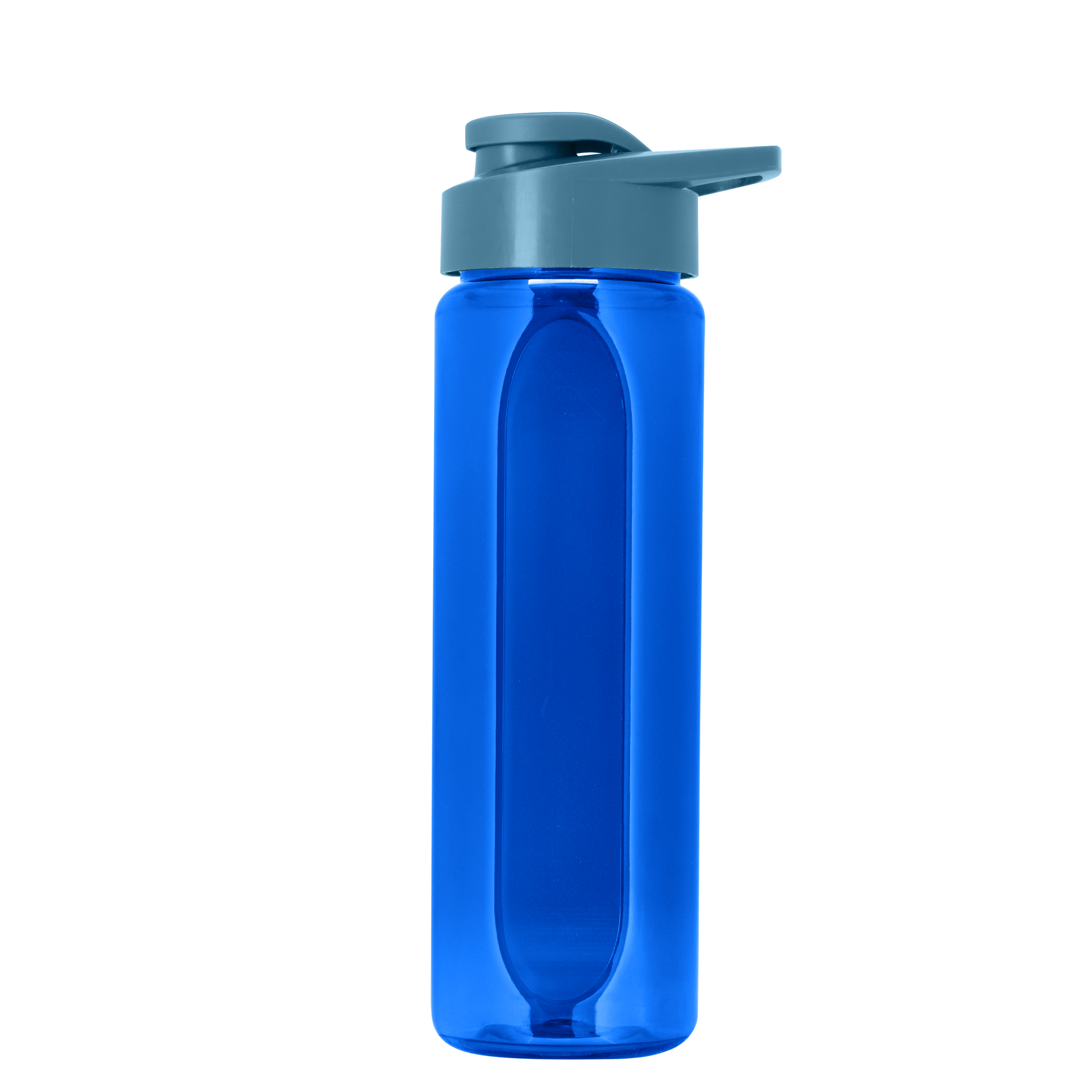 Boss Embossed RPET Bottle with Drink-Thru Lid - 26 oz.