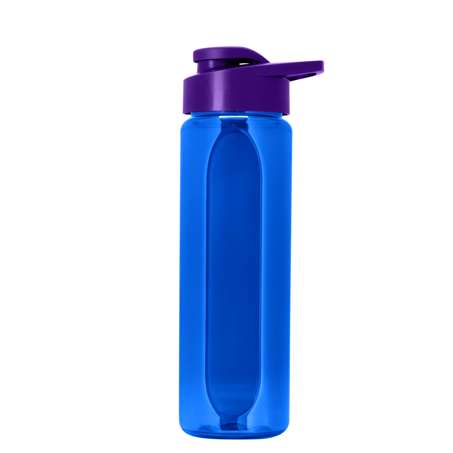Boss Embossed RPET Bottle with Drink-Thru Lid - 26 oz.