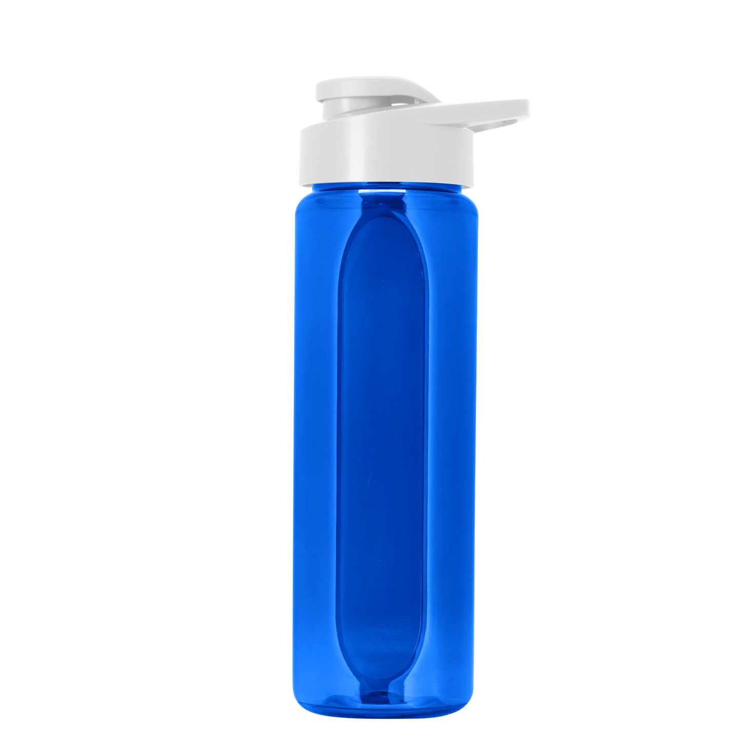 Boss Embossed RPET Bottle with Drink-Thru Lid - 26 oz.